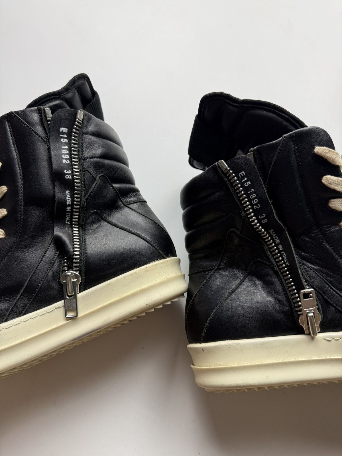 Rick Owens Rick Owens Black Geobasket Size US 7 / IT 37 - 7 Thumbnail