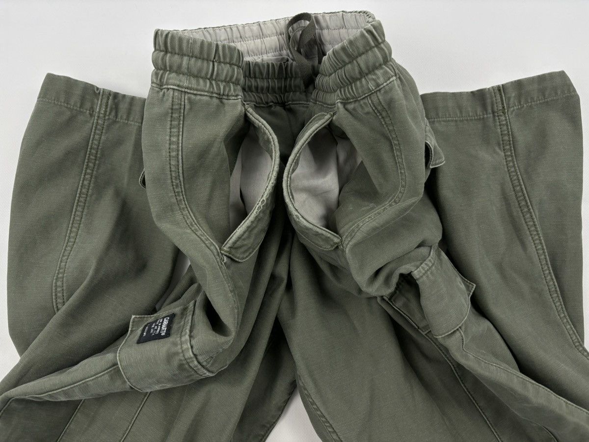 Carhartt × Carhartt Wip × Vintage VTG CARHARTT WIP CAMPER Khaki Cargo Pocket Military Work Trousers Utility Pants Size US 32 / EU 48 - 20 Thumbnail