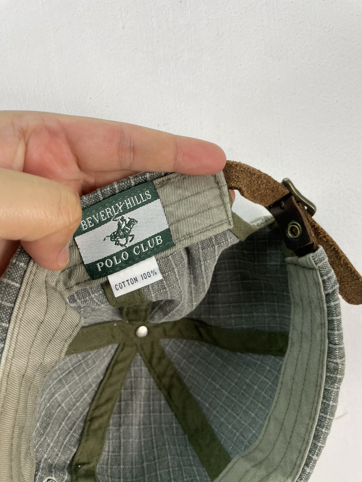 Beverly Hills Polo Club × Vintage Vintage BHPC Polo Hat Baseball Cap Leather Strap Size ONE SIZE - 5 Thumbnail