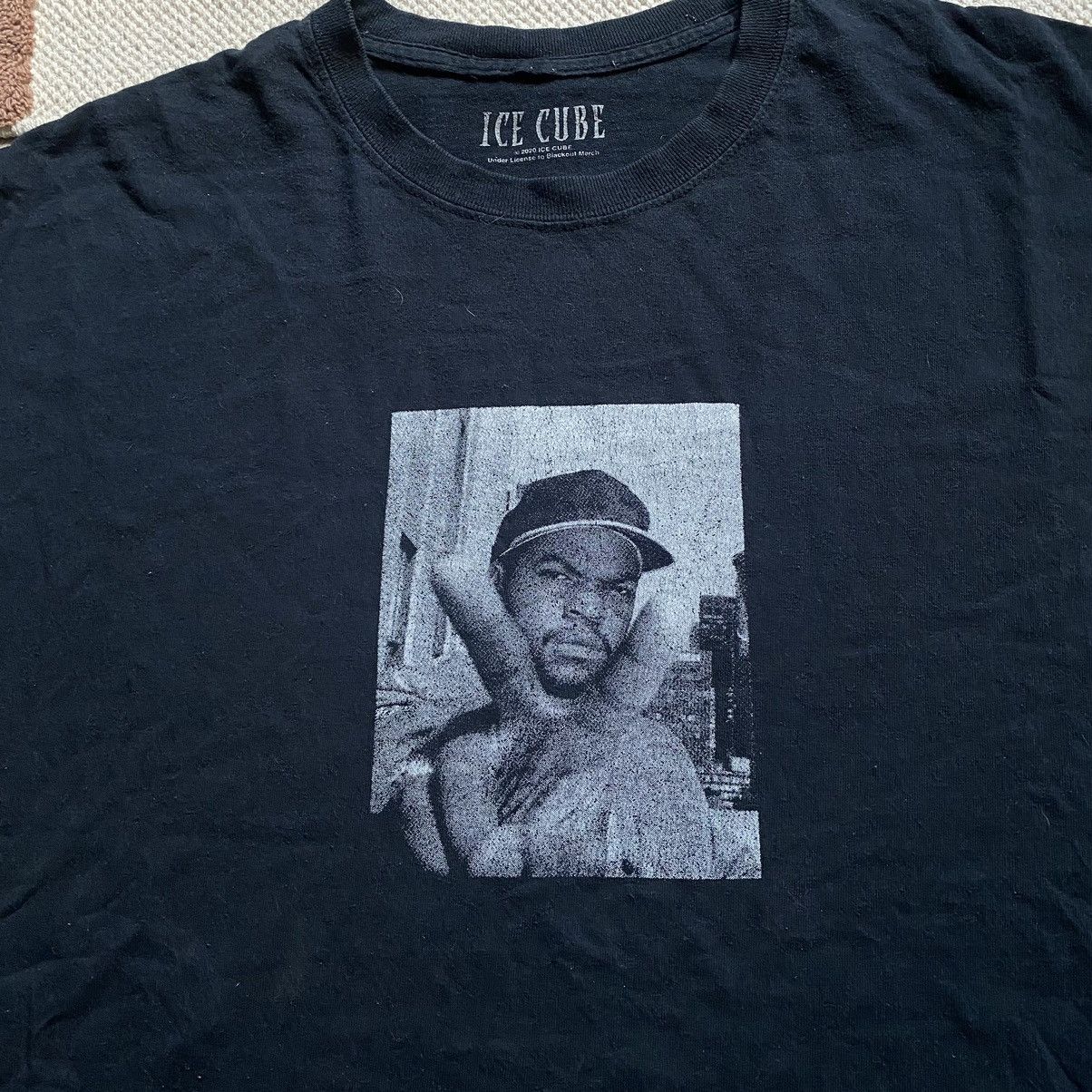 Rap Tees ICE CUBE Y2K FADED OVERSIZE T SHIRT Size US XXL / EU 58 / 5 - 2 Thumbnail