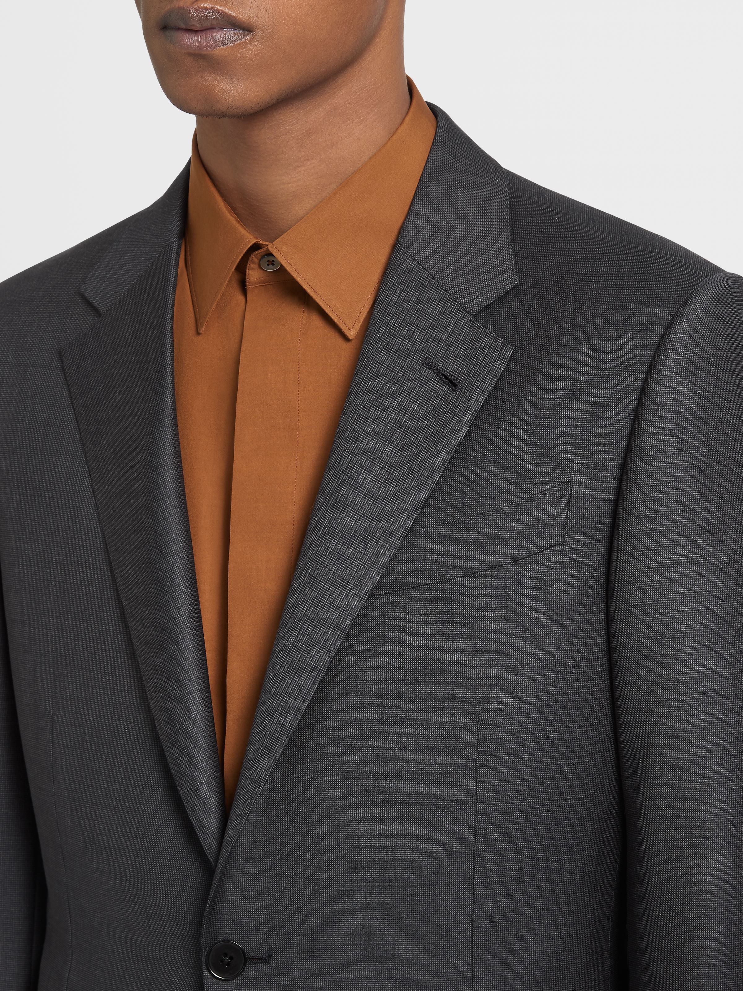 Ermenegildo Zegna o1s1rm0225 R8CS011A8 Suit in Dark Grey Size US M / EU 48-50 / 2 - 3 Thumbnail