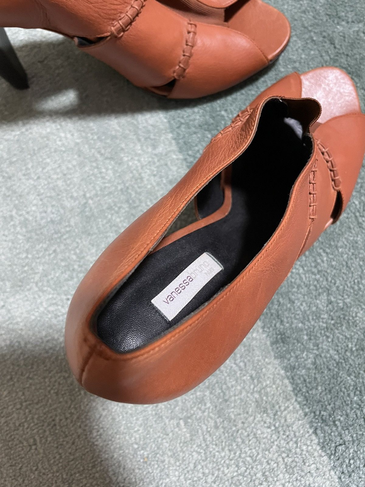 Vanessa Bruno vanessa bruno leather heeled sandals Size US 8 / IT 38 - 6 Thumbnail