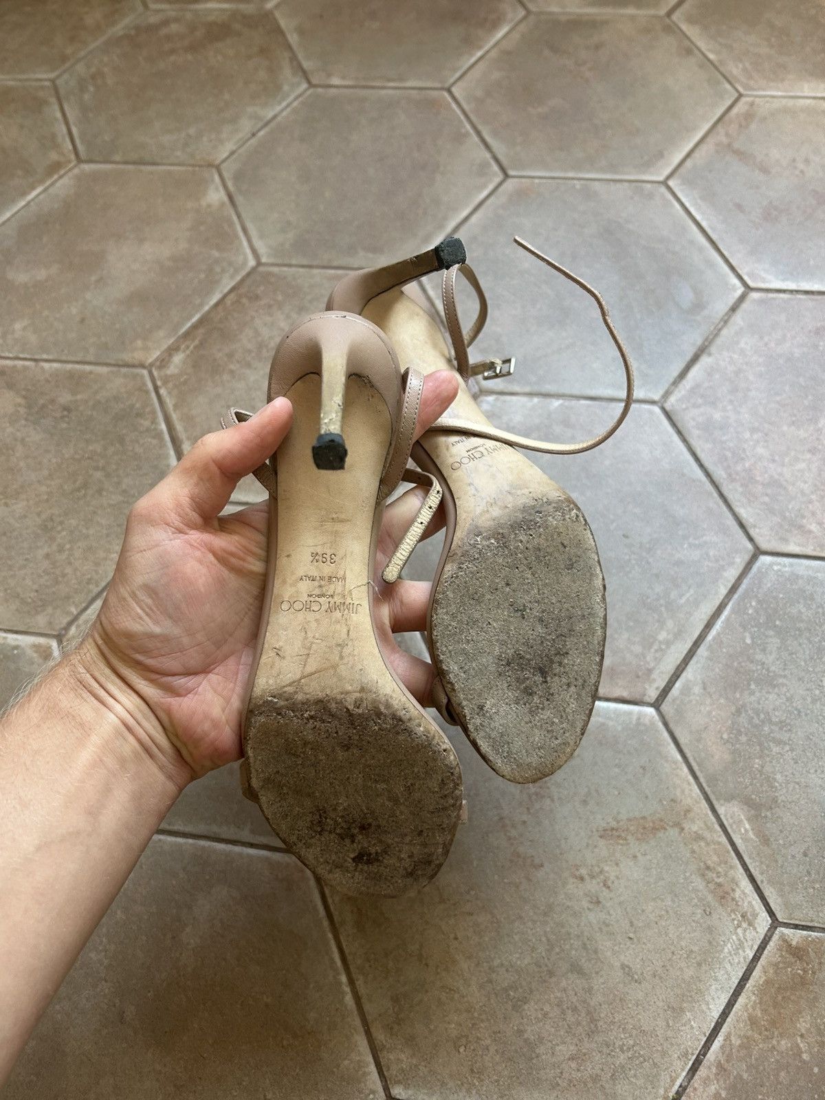 Jimmy Choo Jimmy Choo High Heels Sneak Skin Luxury Size US 9.5 / IT 39.5 - 7 Thumbnail