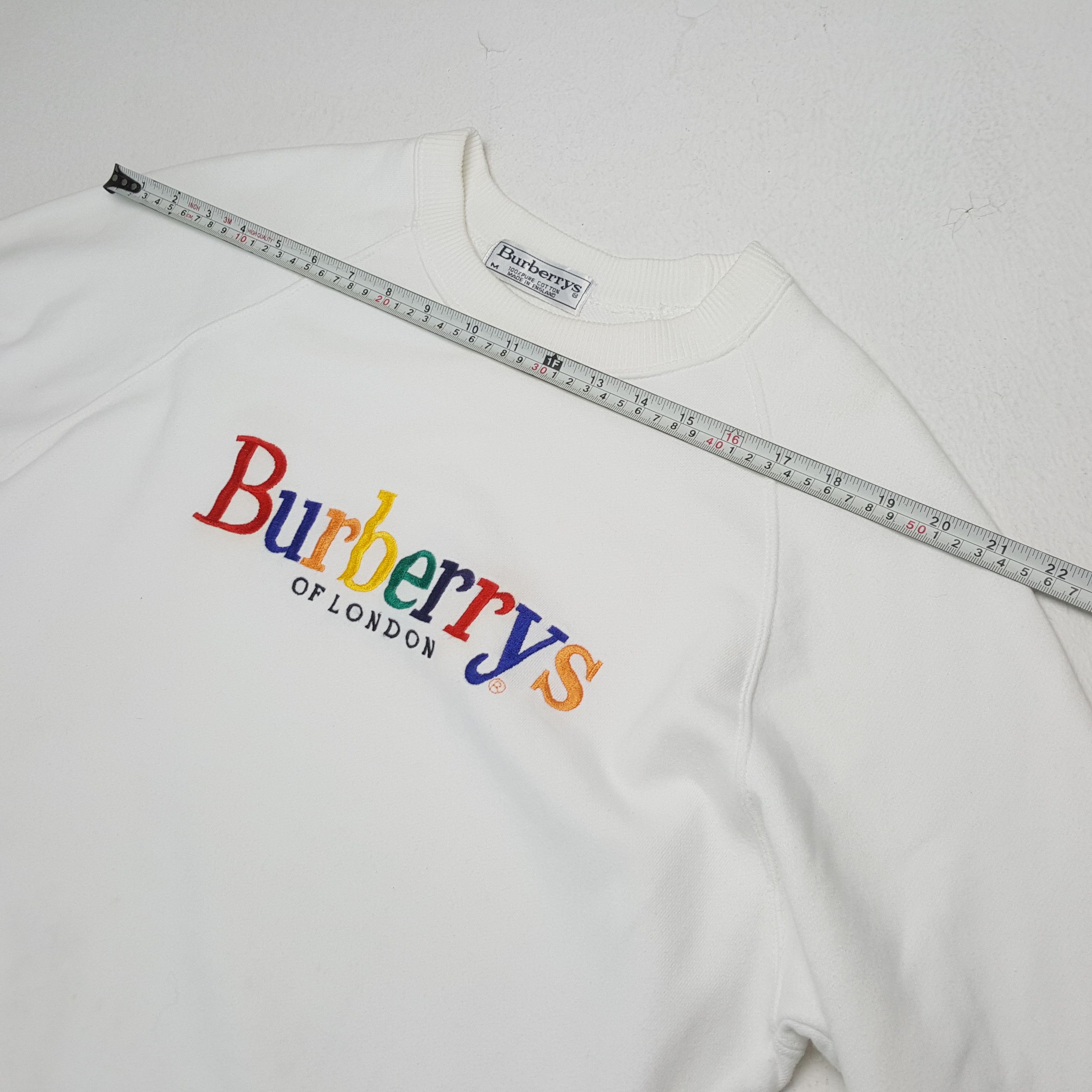 Burberry BURBERRYS Of London Colours Spellout Design Sweatshirt Size US M / EU 48-50 / 2 - 4 Thumbnail