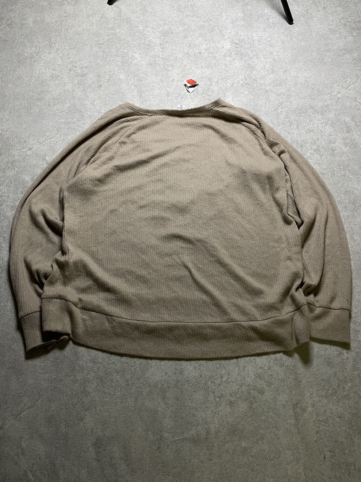Cobain-core Grunge Knit — distressed desert haze