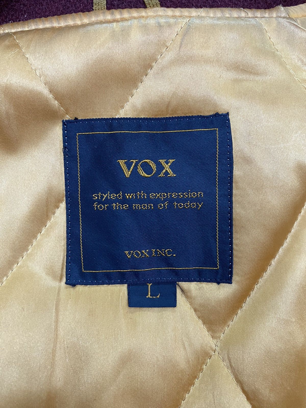 Vintage Vintage Vox Hooded Varsity Jacket Size US M / EU 48-50 / 2 - 9 Thumbnail