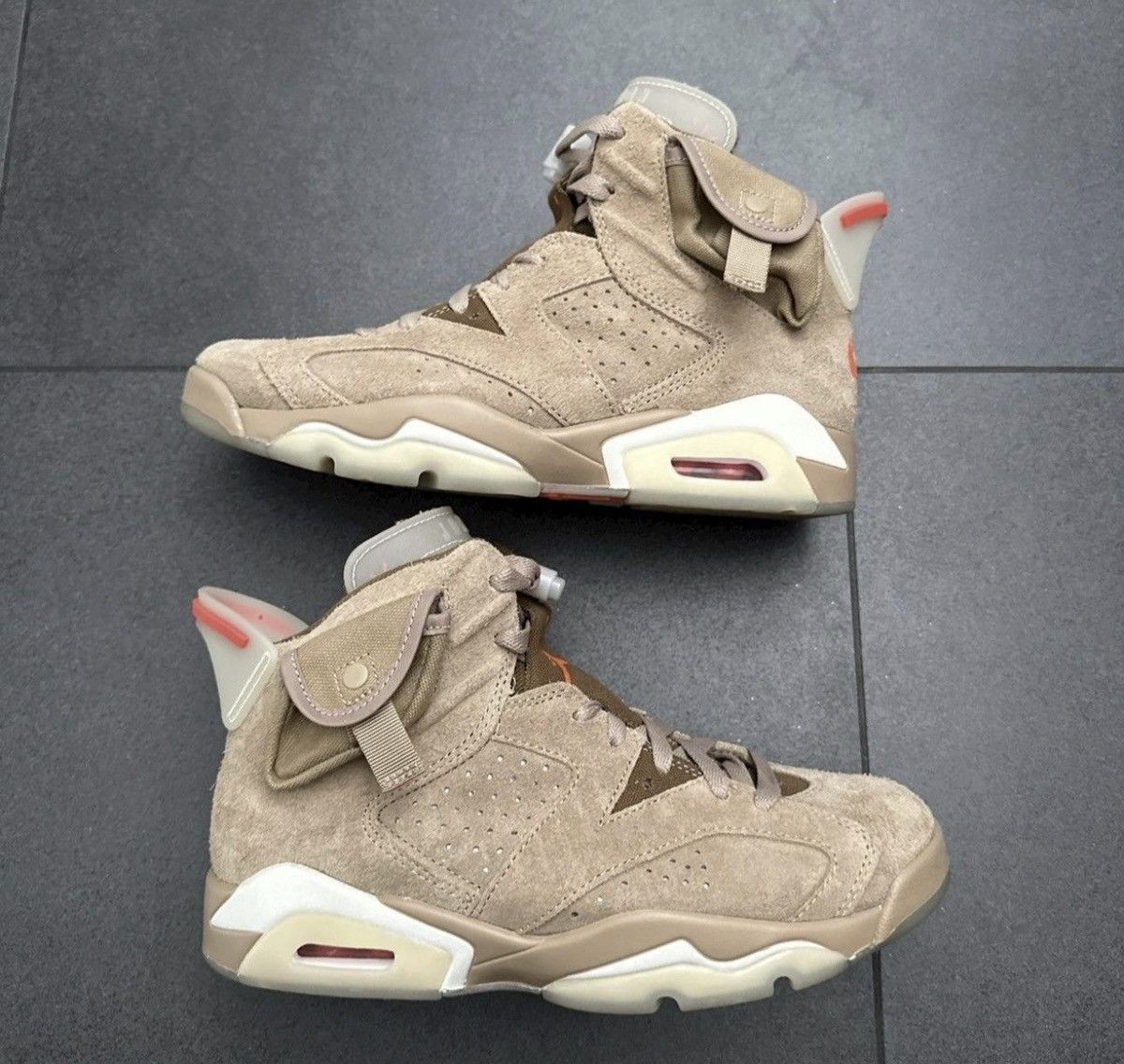 Jordan Brand × Travis Scott Travis Scott X Air Jordan 6 Retro ‘British Khaki’ Size US 7 / EU 40 - 1 Thumbnail