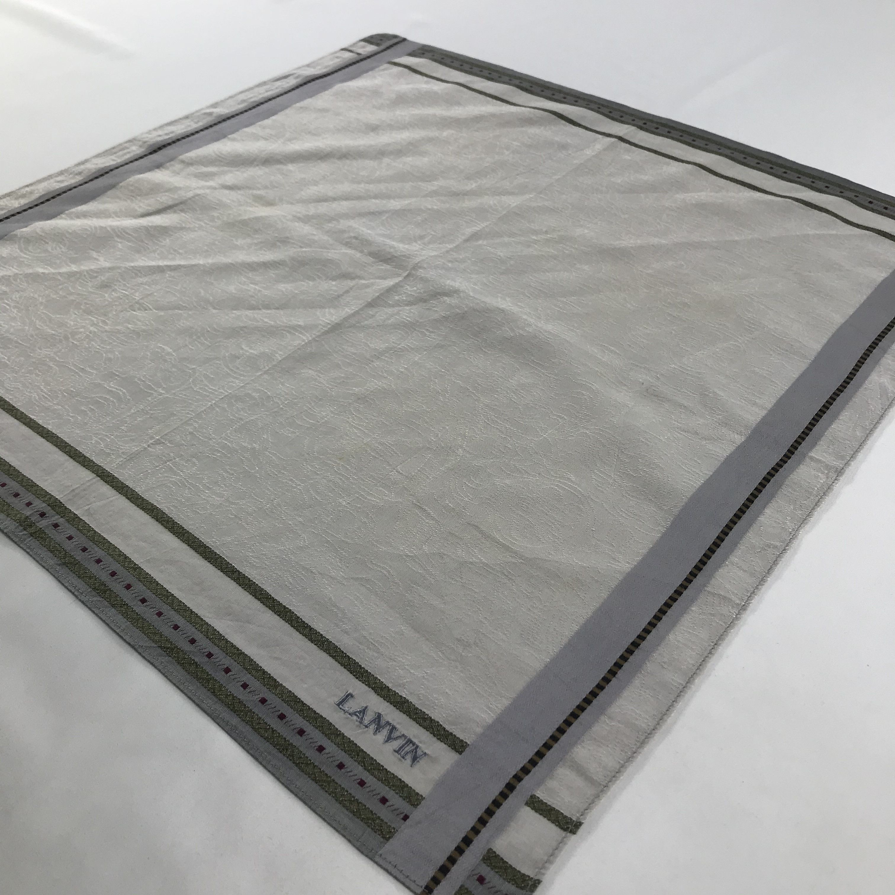 Lanvin × Vintage Lanvin Bandana / Handkerchief / Neckerchief - S1324 Size ONE SIZE - 4 Thumbnail
