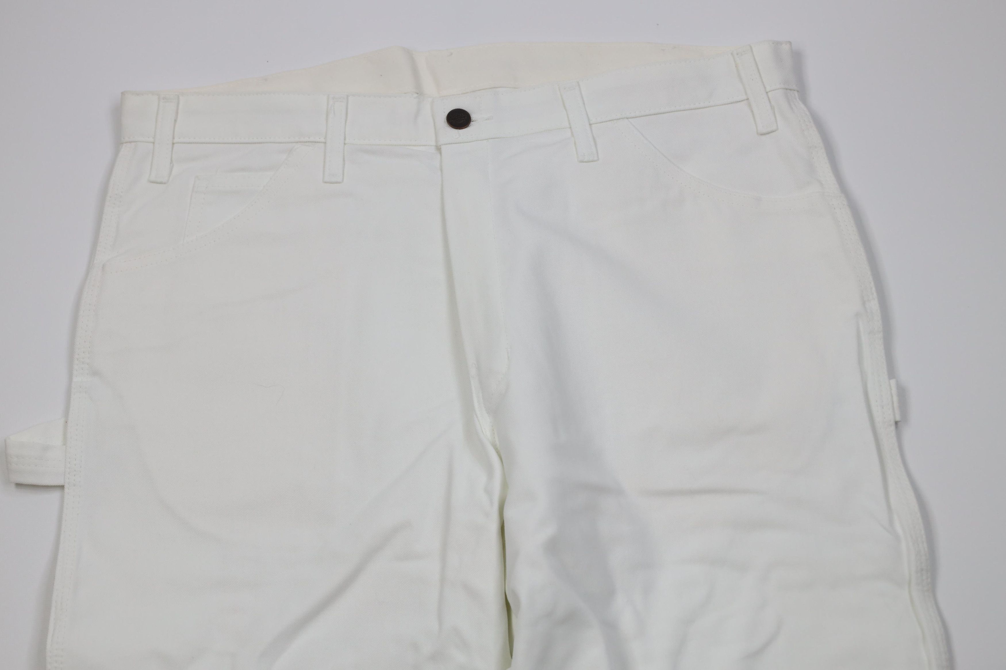 Dickies Deadstock Vintage Y2K Dickies Wide Leg Painters Pants White Size US 36 / EU 52 - 2 Thumbnail