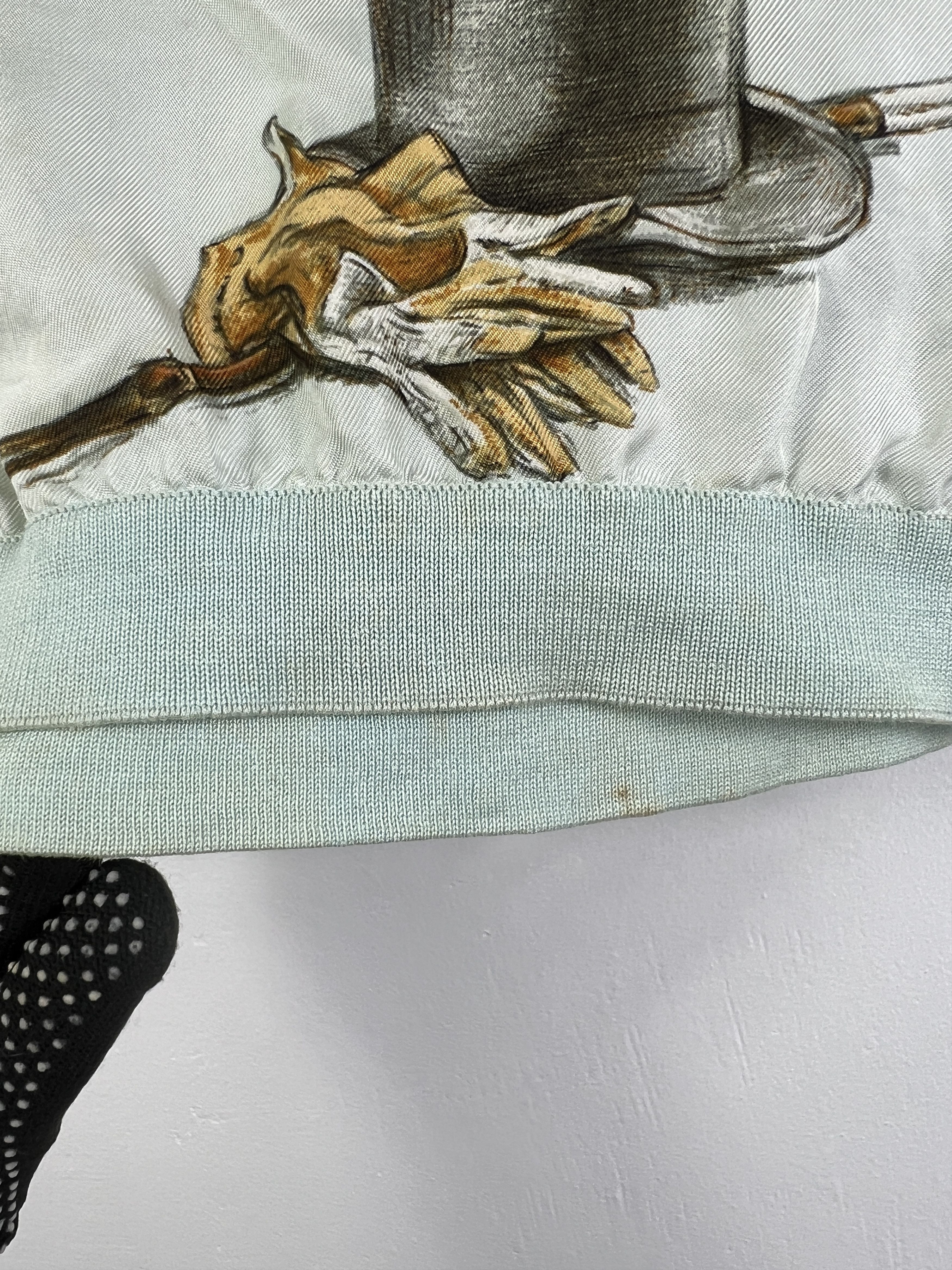 Hermes Vintage HERMÈS Paris Printed Silk Sweatshirt (38) GTMPT962 Size S / US 4 / IT 40 - 13 Thumbnail