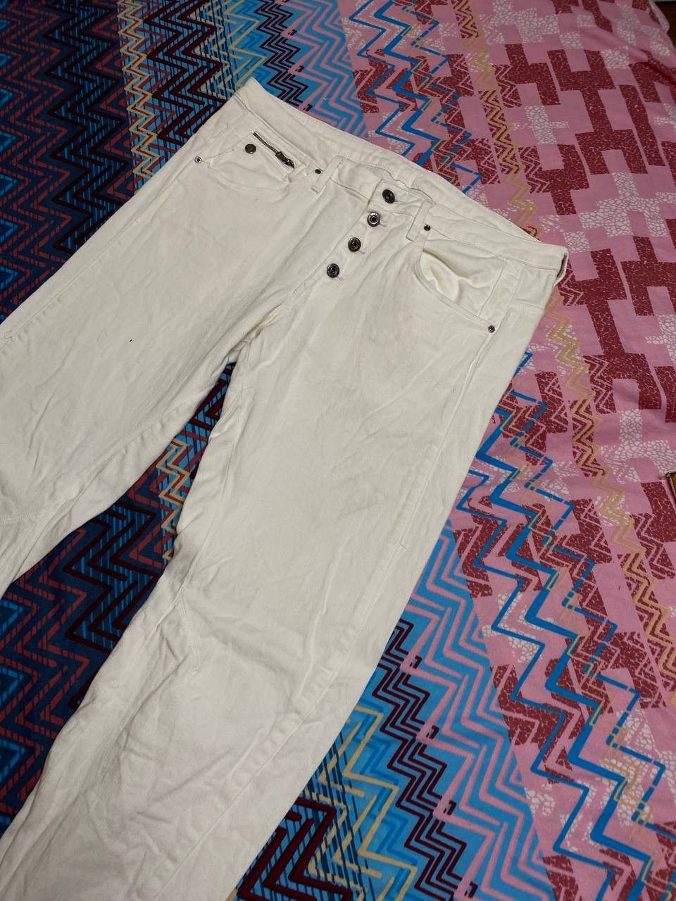 G-Star × Japanese Brand × Vintage Vintage Y2K G-Star Washed Super Slim Japan Denim Pants Size US 30 / EU 46 - 7 Thumbnail