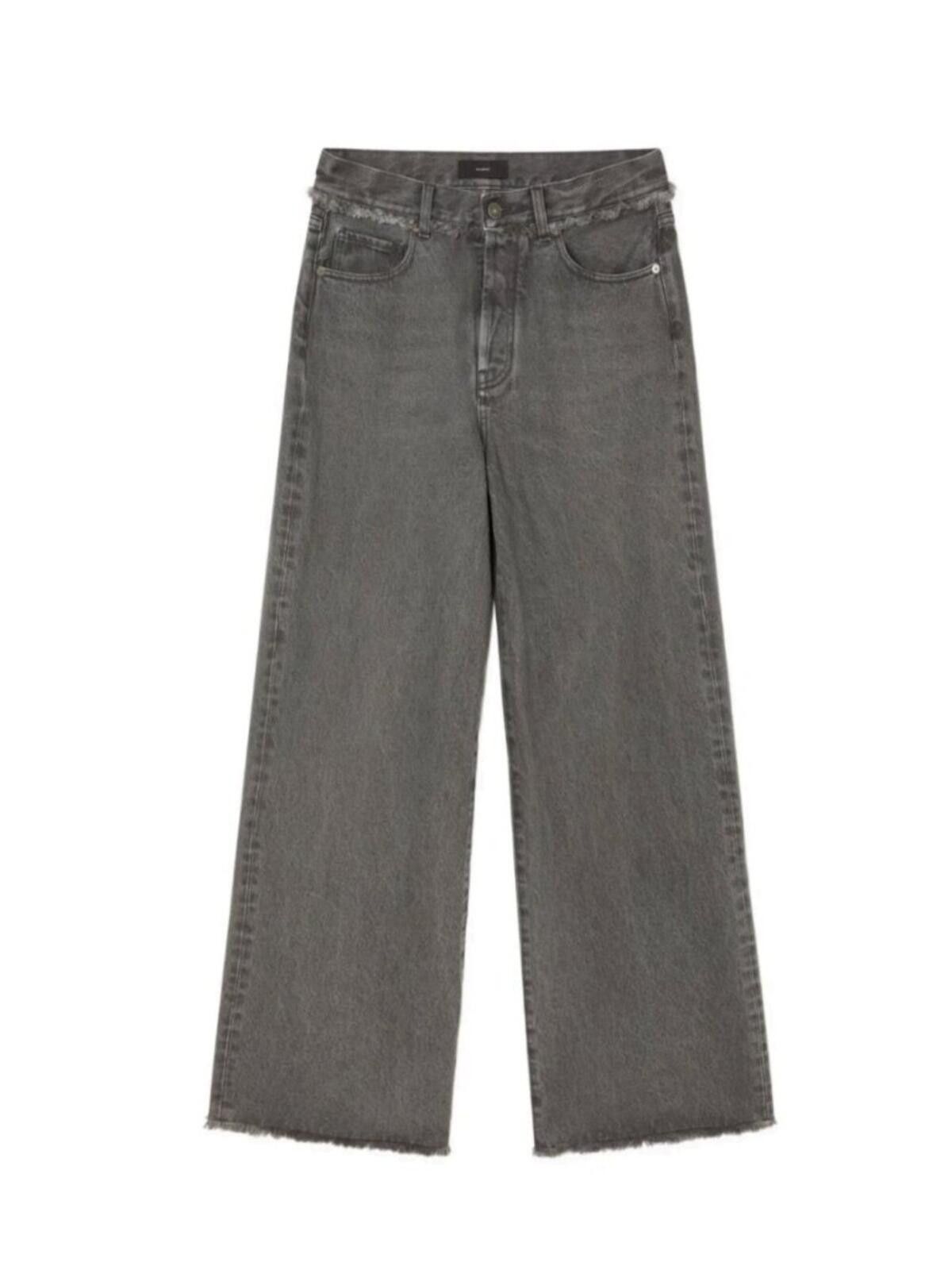 Alanui Alanui Made in Italy Free Horizons Jeans Grey Size 26 Size 26" / US 2 / IT 38 - 4 Thumbnail
