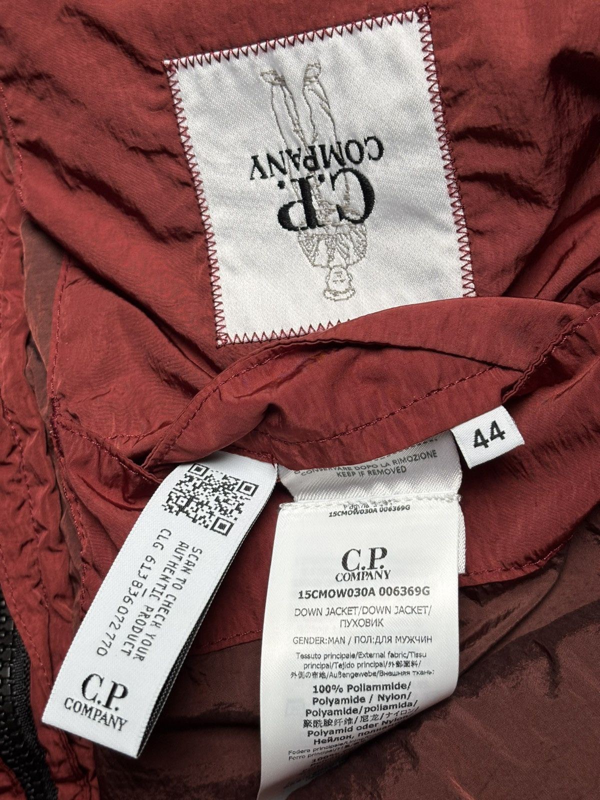 C.P. Company Sleeveless down jacket C.P Company burgundy size 44 size XS Size US XS / EU 42 / 0 - 10 Thumbnail