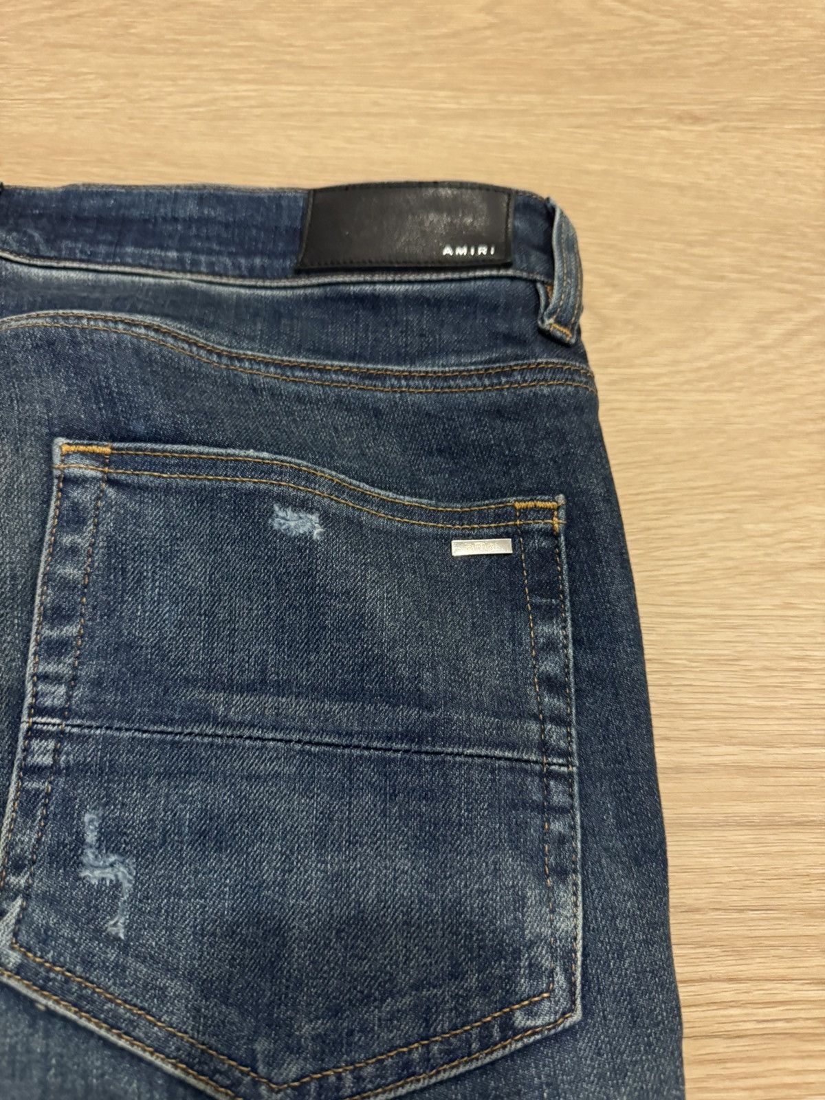 Amiri Amiri Mx1 Old English Denim Size US 33 - 12 Thumbnail