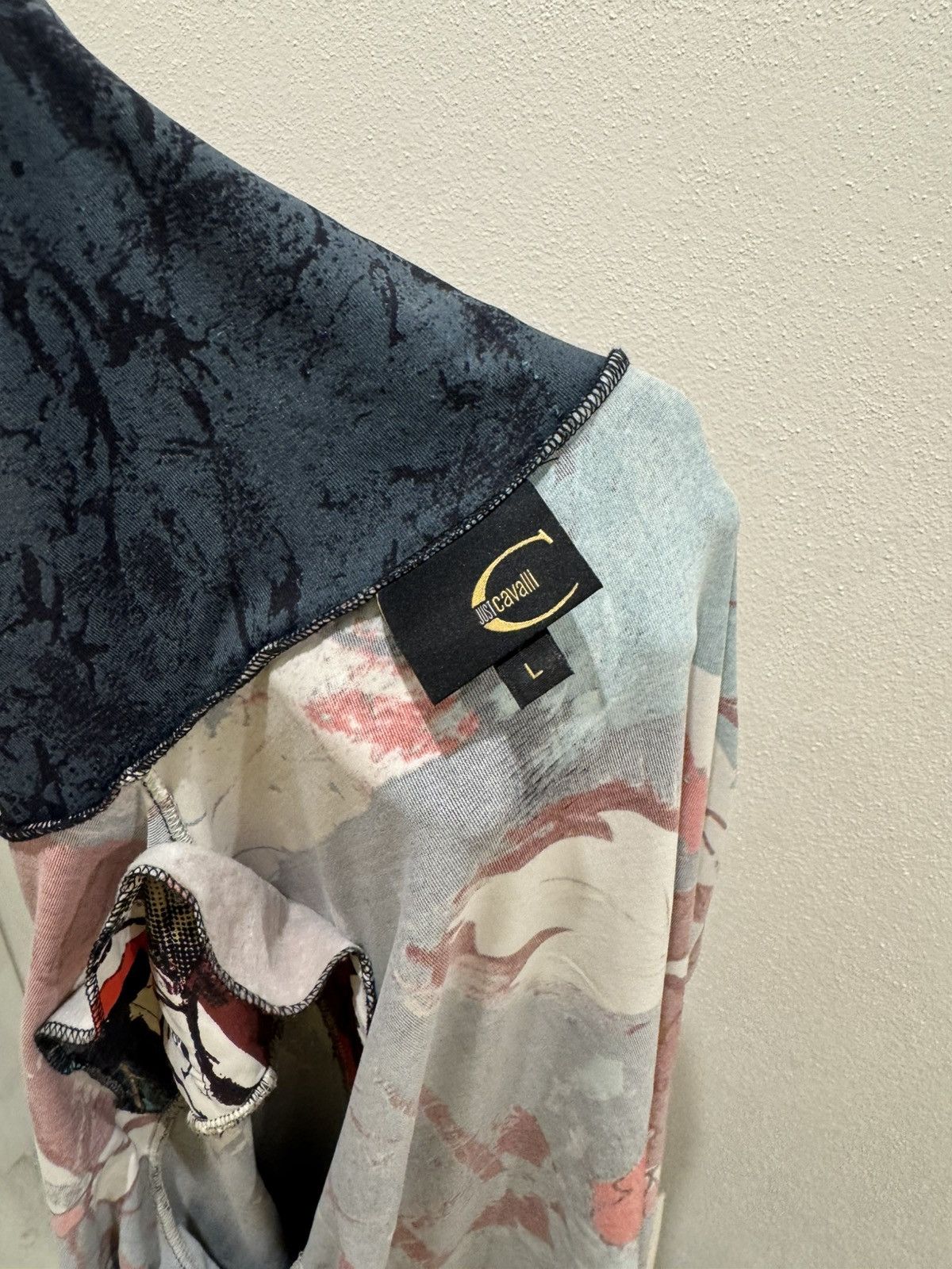 Japanese Brand × Just Cavalli × Vintage Vintage Rare Just Roberto Cavalli Geisha print blouse long Size L / US 10 / IT 46 - 12 Thumbnail