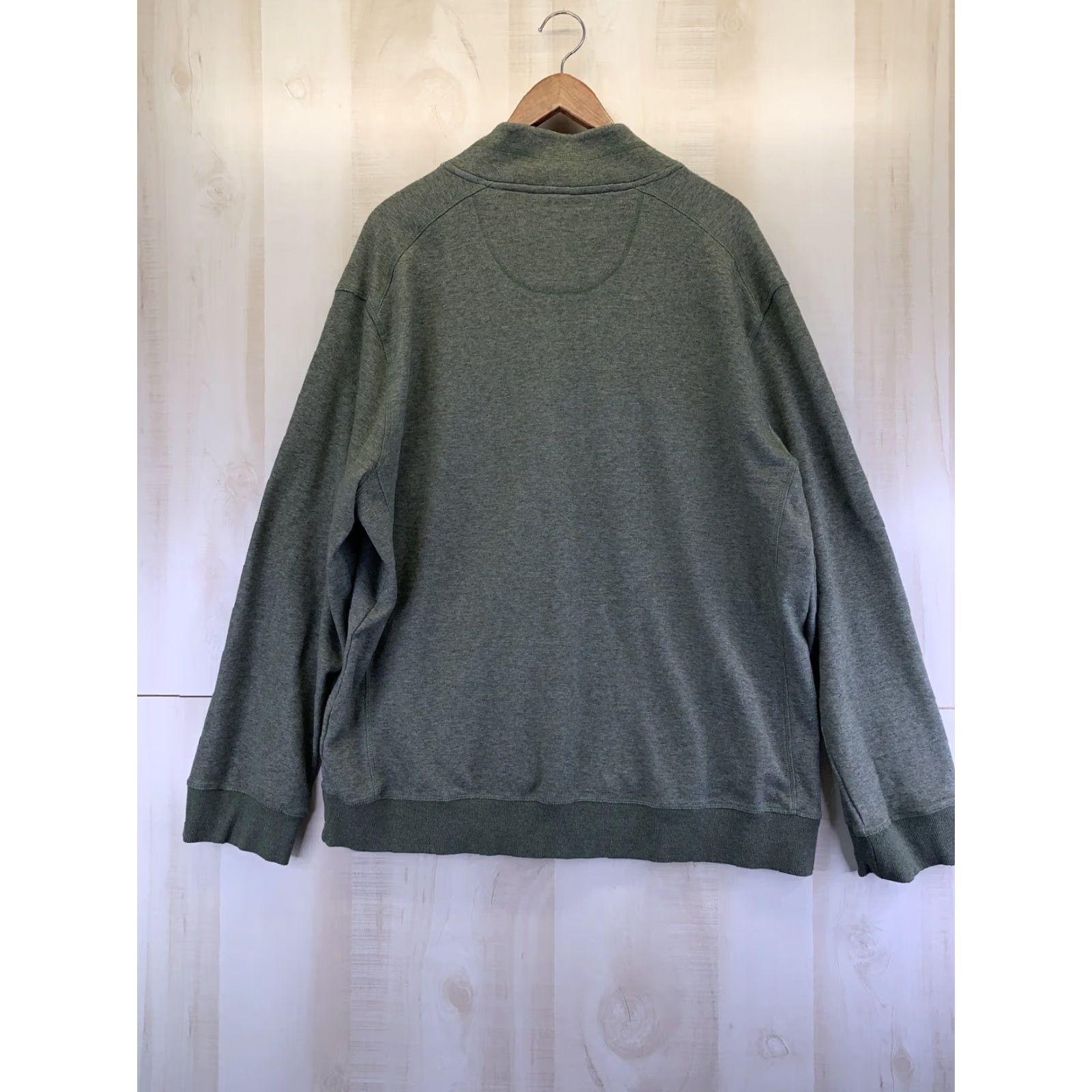 English Laundry English Laundry Mens Green 1/4 Zip Pullover Sweatshirt 2XL Sweatshirt Pullover Zip Green Mens 2XL Size US XXL / EU 58 / 5 - 8 Thumbnail