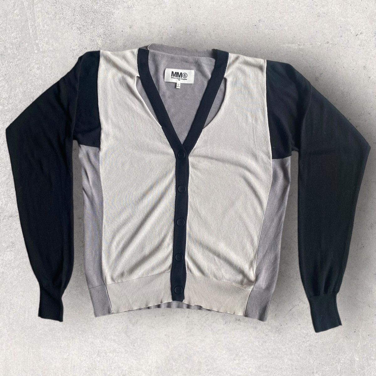 Maison Margiela SS14 Rayon Blend Slash Color Block Sweater Size M / US 6-8 / IT 42-44 - 1 Thumbnail
