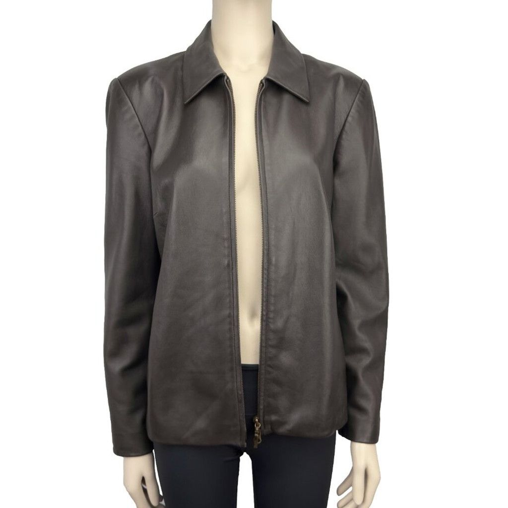 BOD & CHRISTENSEN Chocolate Brown Fitted Jacket Size 12