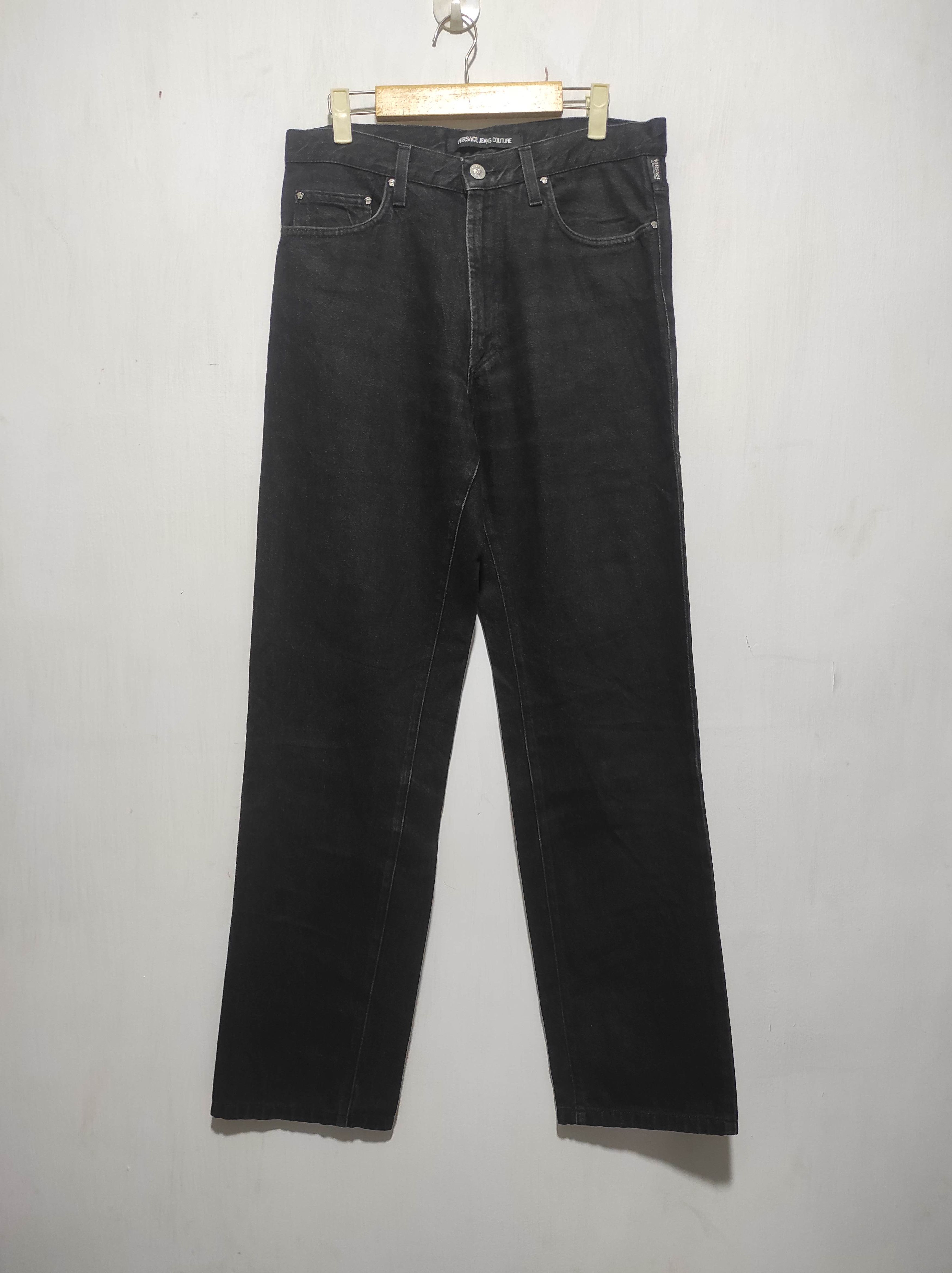 Versace Versace Jeans Couture Black Denim Size US 30 / EU 46 - 1 Thumbnail