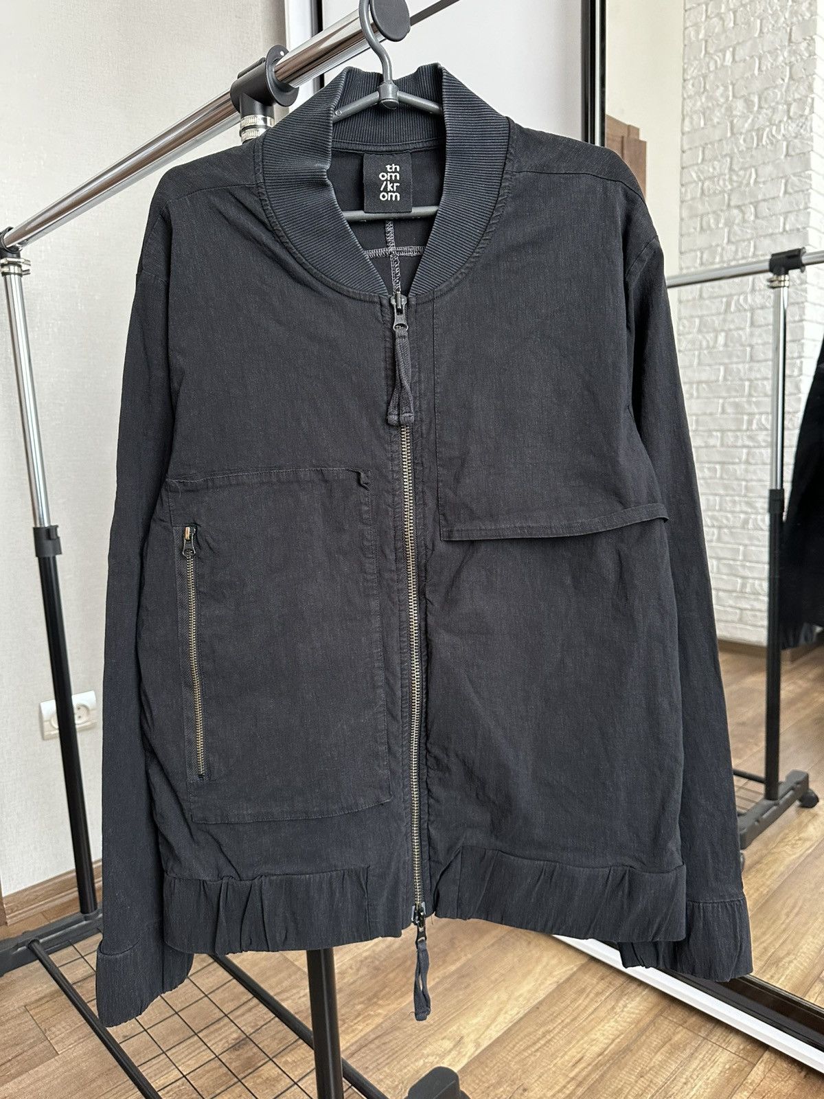 Thom Krom Nylon Pockets Jacket Bomber