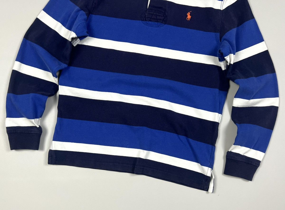 Polo Ralph Lauren × Rugby Ralph Lauren × Vintage Vintage Polo Ralph Lauren Striped Rugby Shirt Size S Size US S / EU 44-46 / 1 - 8 Thumbnail