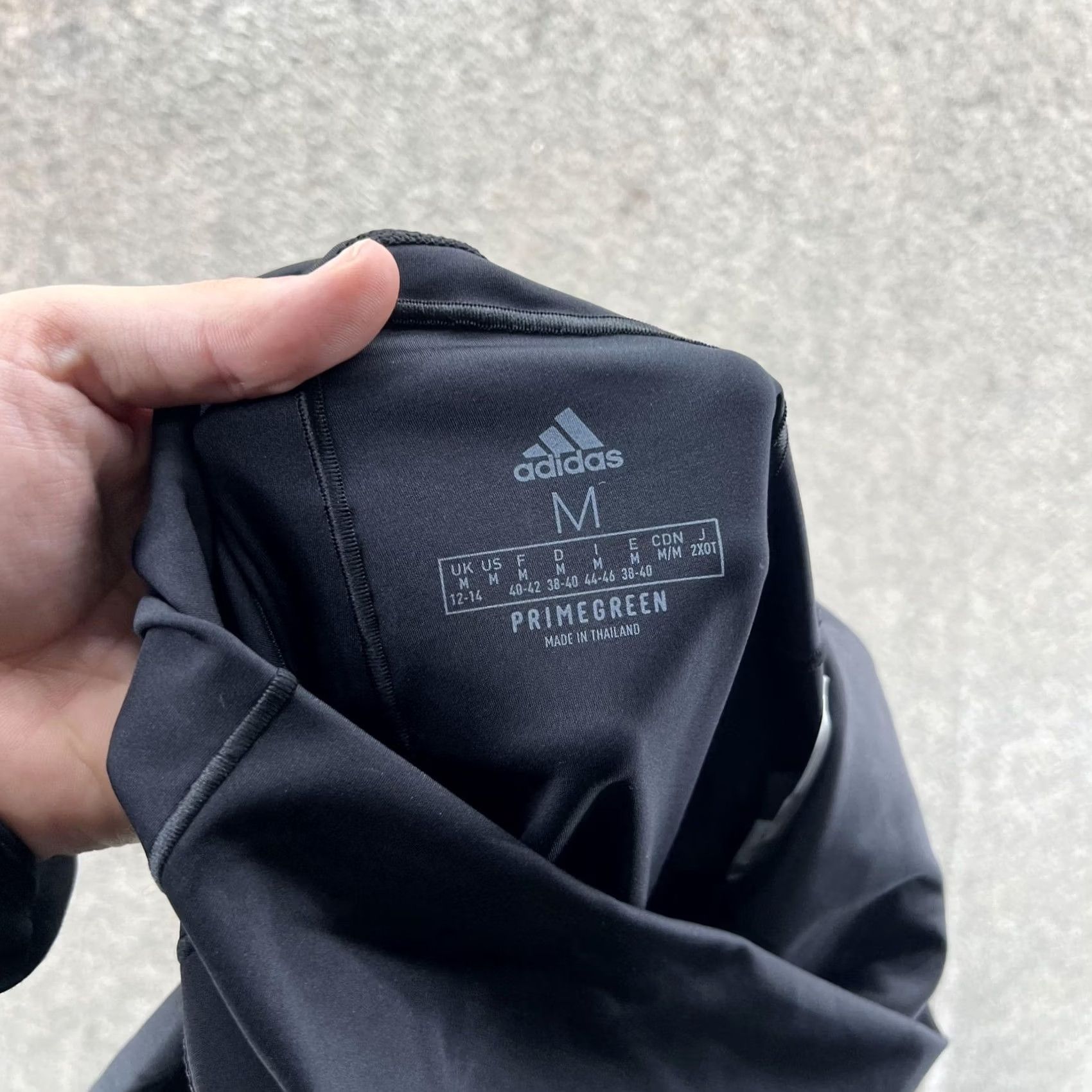 Adidas Adidas Leggings Womens Medium Black Primegreen High Rise Ankle Pants Yoga Size 32" / US 10 / IT 46 - 3 Thumbnail