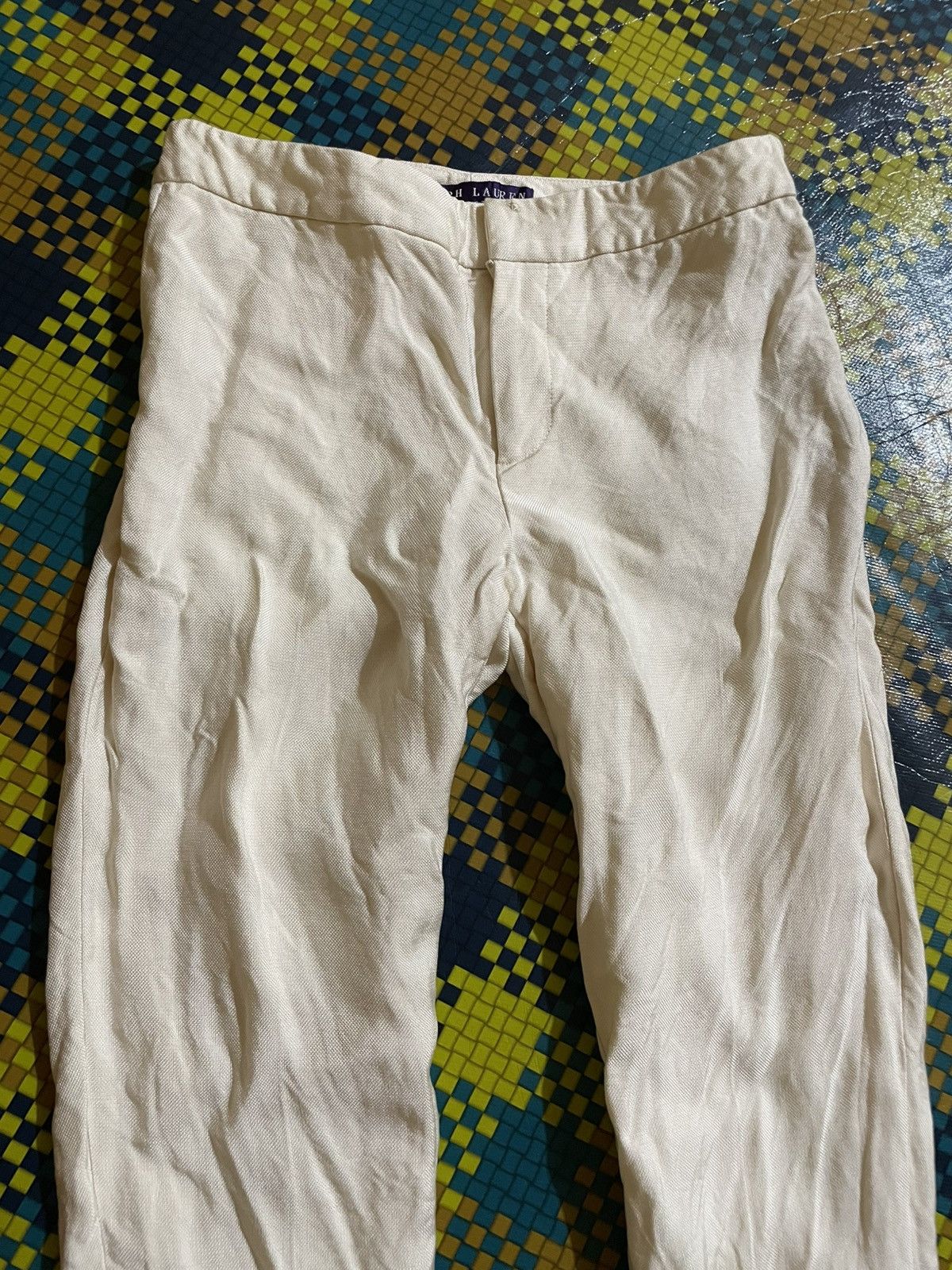 Ralph Lauren Purple Label Vintage 90s Ralph Lauren Collection Purple Label Trousers Size 28" / US 6 / IT 42 - 3 Thumbnail