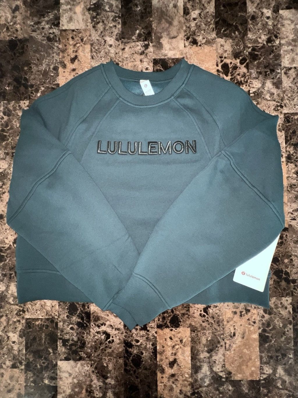 Lululemon LULULEMON SCUBA OVERSIZED PULLOVER STORM TEAL SIZE M/L NWT Size M / US 6-8 / IT 42-44 - 8 Thumbnail
