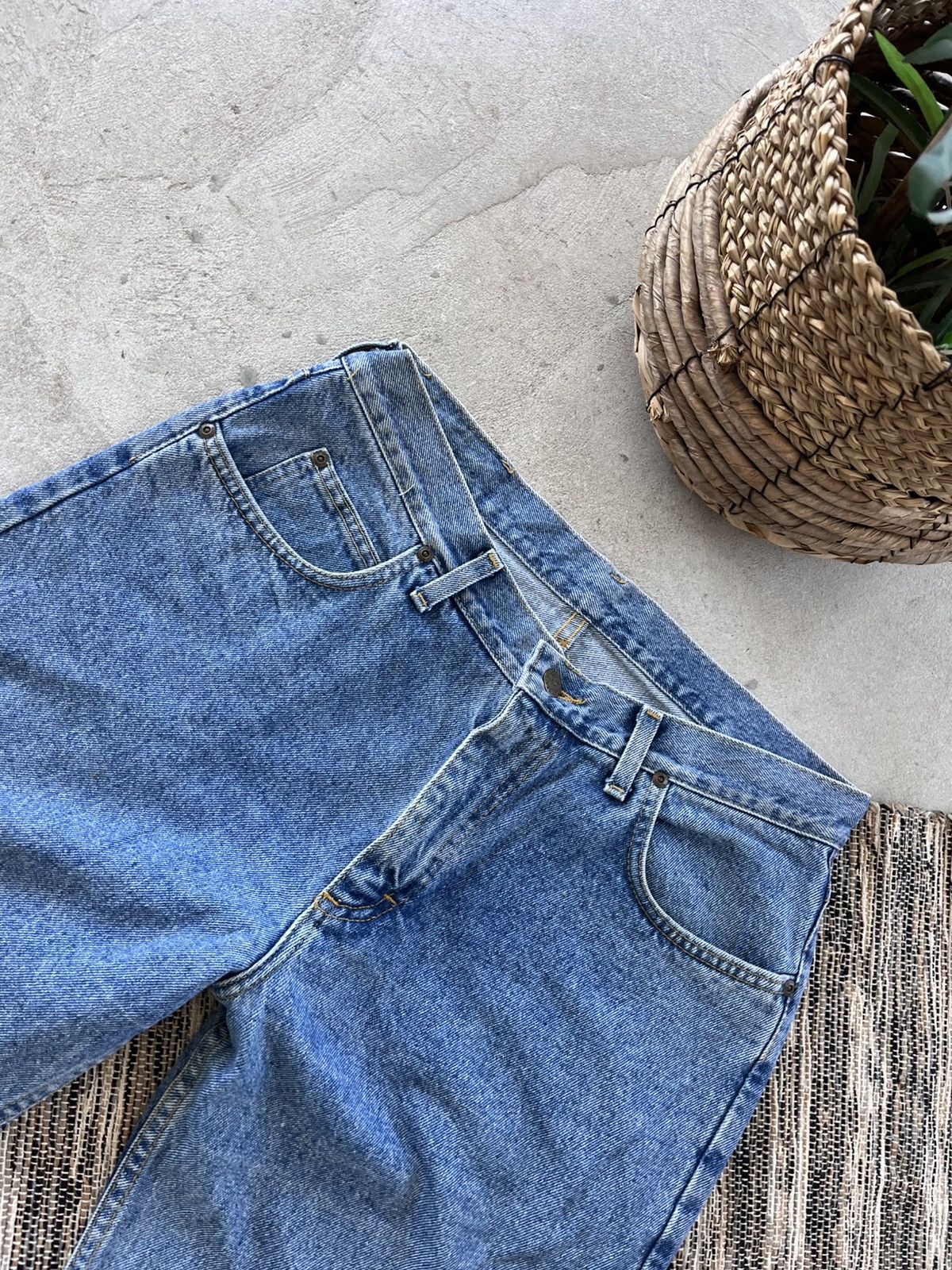 Lee Vintage Lee Blue Denim Jeans Workwear Classic Fit 34/32 Y2K Size US 34 / EU 50 - 9 Thumbnail