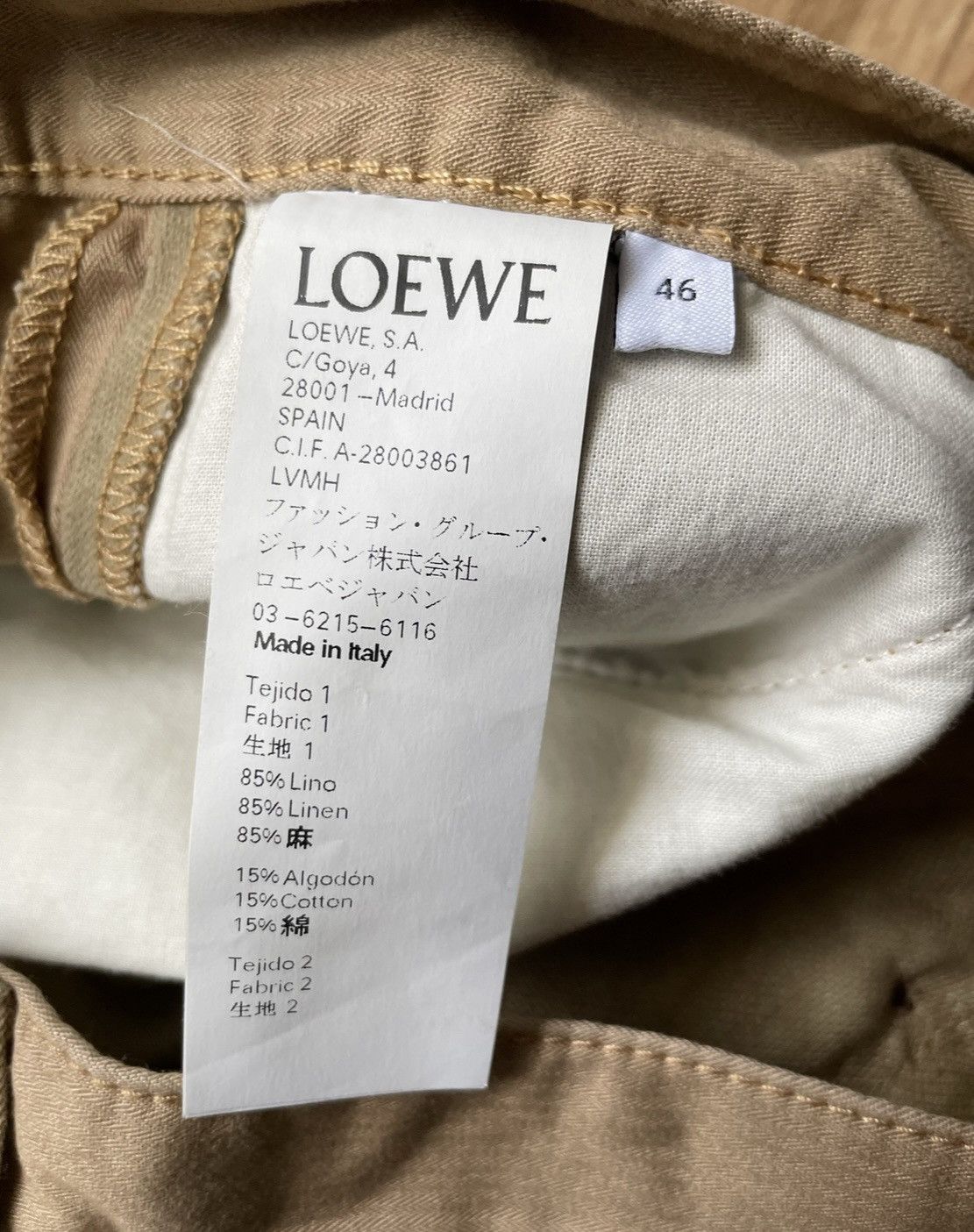 Loewe Loewe Cargo Pants Sample Size US 30 / EU 46 - 7 Thumbnail