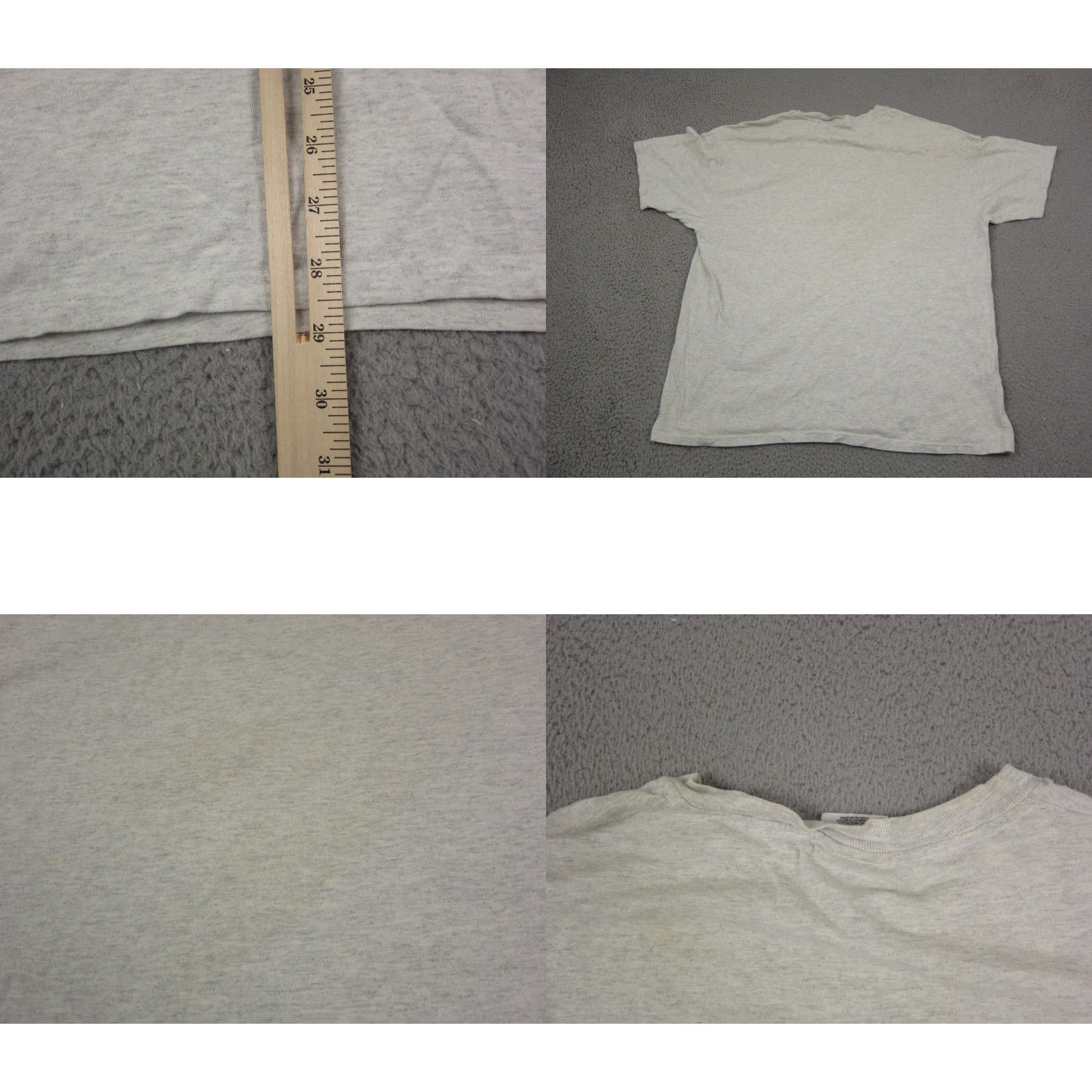 Hanes VINTAGE Hanes Bud Light Shirt Mens XL Gray Short Sleeve Crew Neck Logo 90s California Florida 80s 90s Ventage Shirt Mens XL Gray Size US XL / EU 56 / 4 - 9 Thumbnail