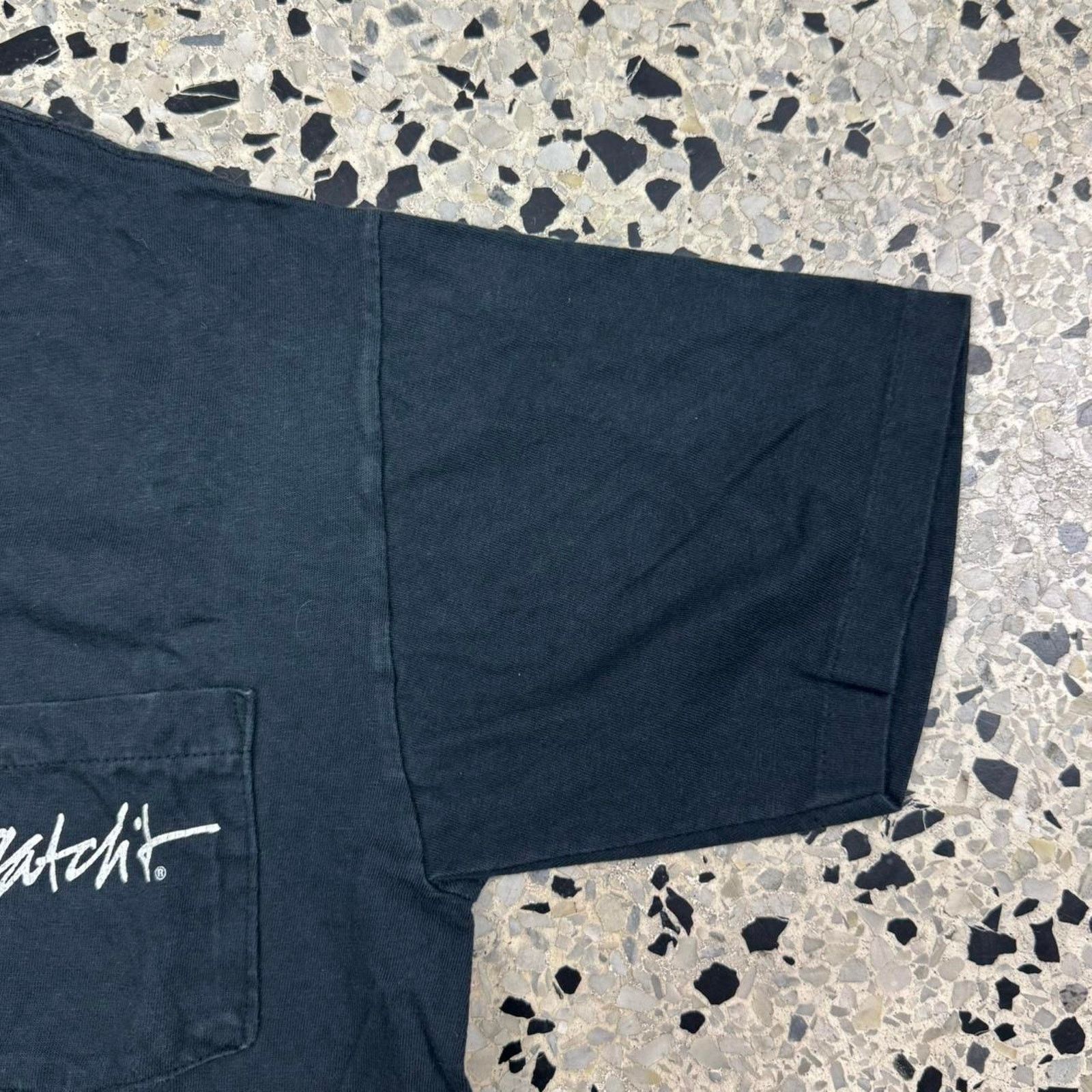 Other × Vintage VINTAGE 90S SINGLE STITCH CATCH IT WORLD CONCERN POCKET TEE: Size US L / EU 52-54 / 3 - 5 Thumbnail