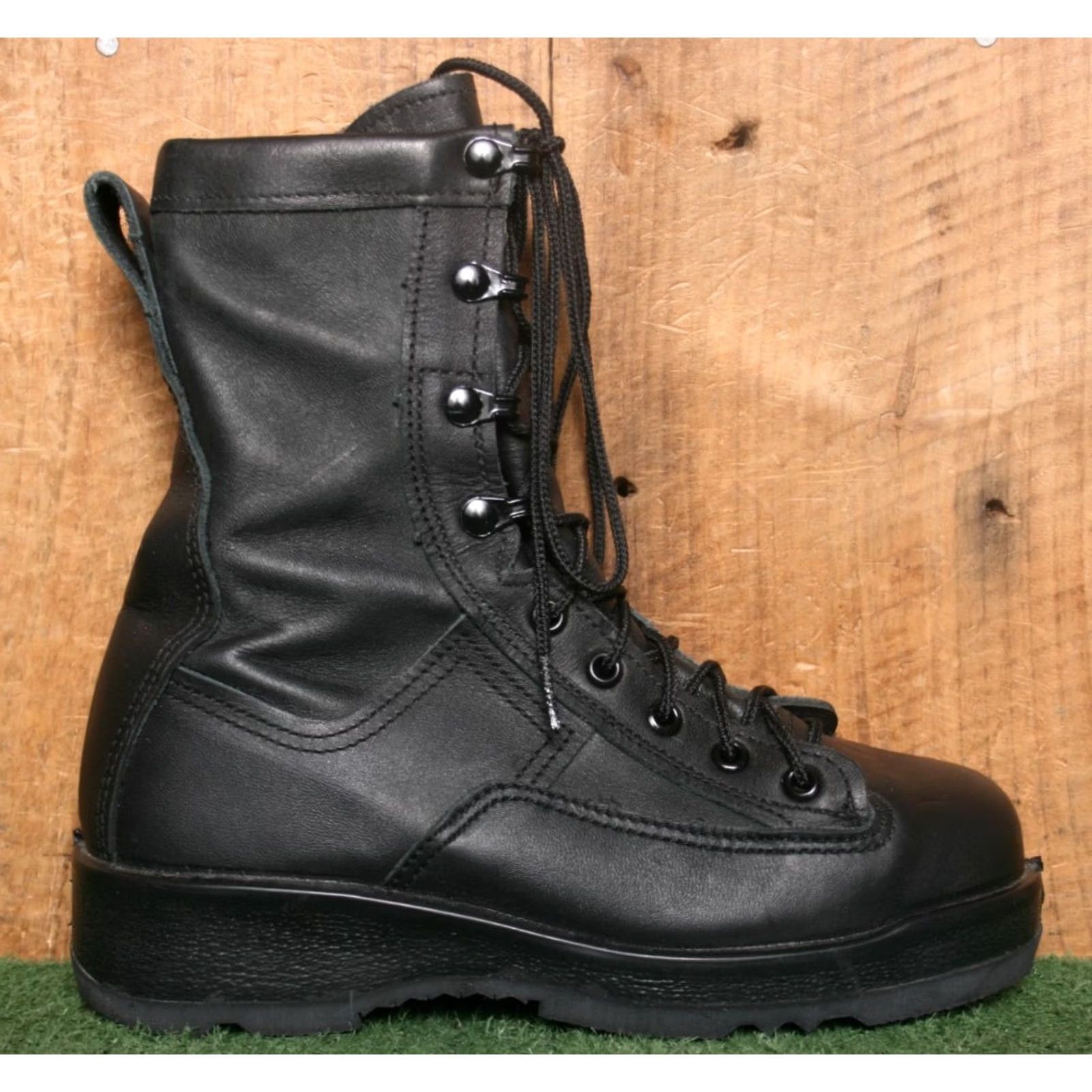 Vintage BELLEVILLE Steel Toe Gore-Tex Navy Flight Deck Boots Men's 3.5 W ≈ Women's 5.5 W Size US 4 / IT 34 - 2 Thumbnail