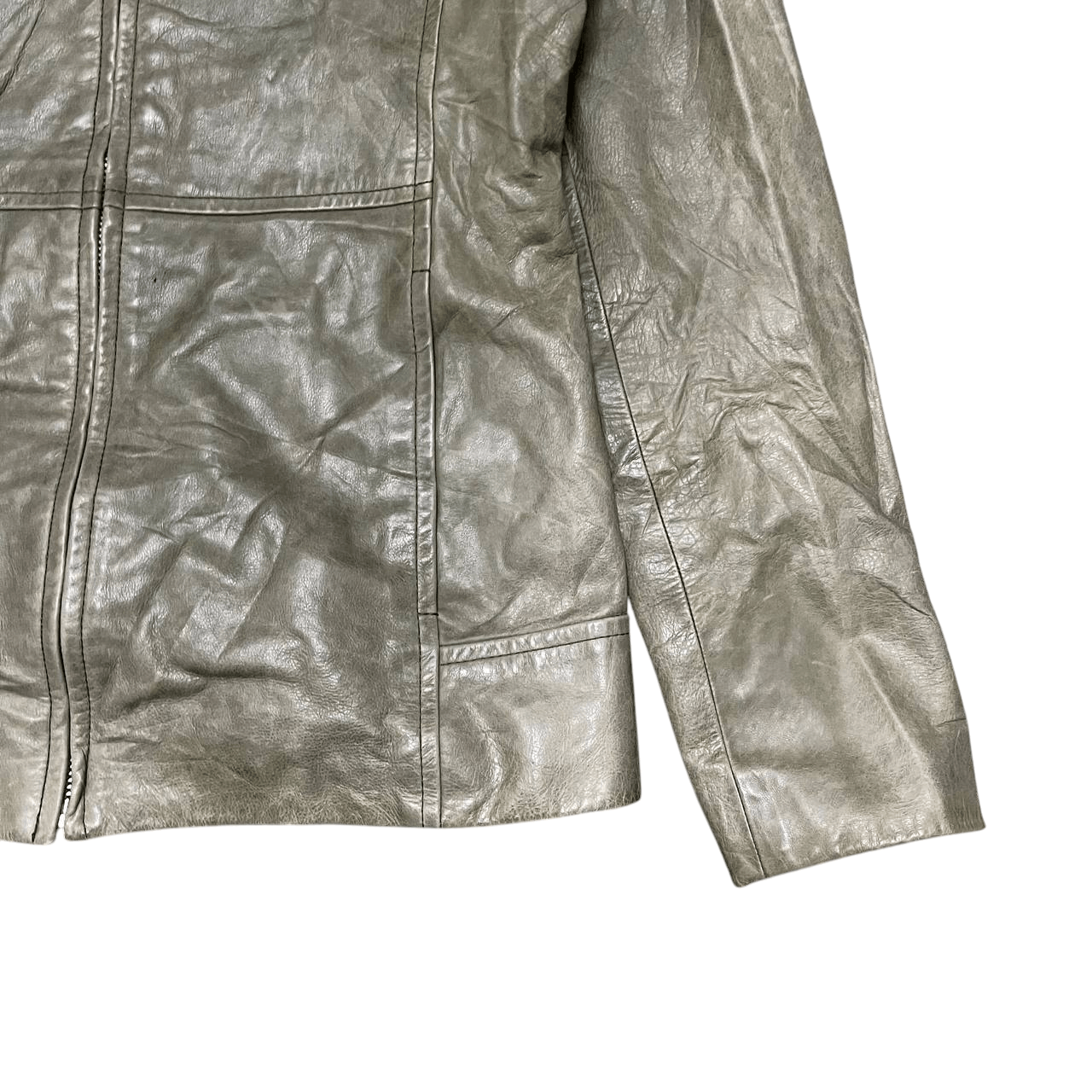 ABAHOUSE Sample Abahouse Devinette Zipper Leather Jacket Size US S / EU 44-46 / 1 - 4 Thumbnail
