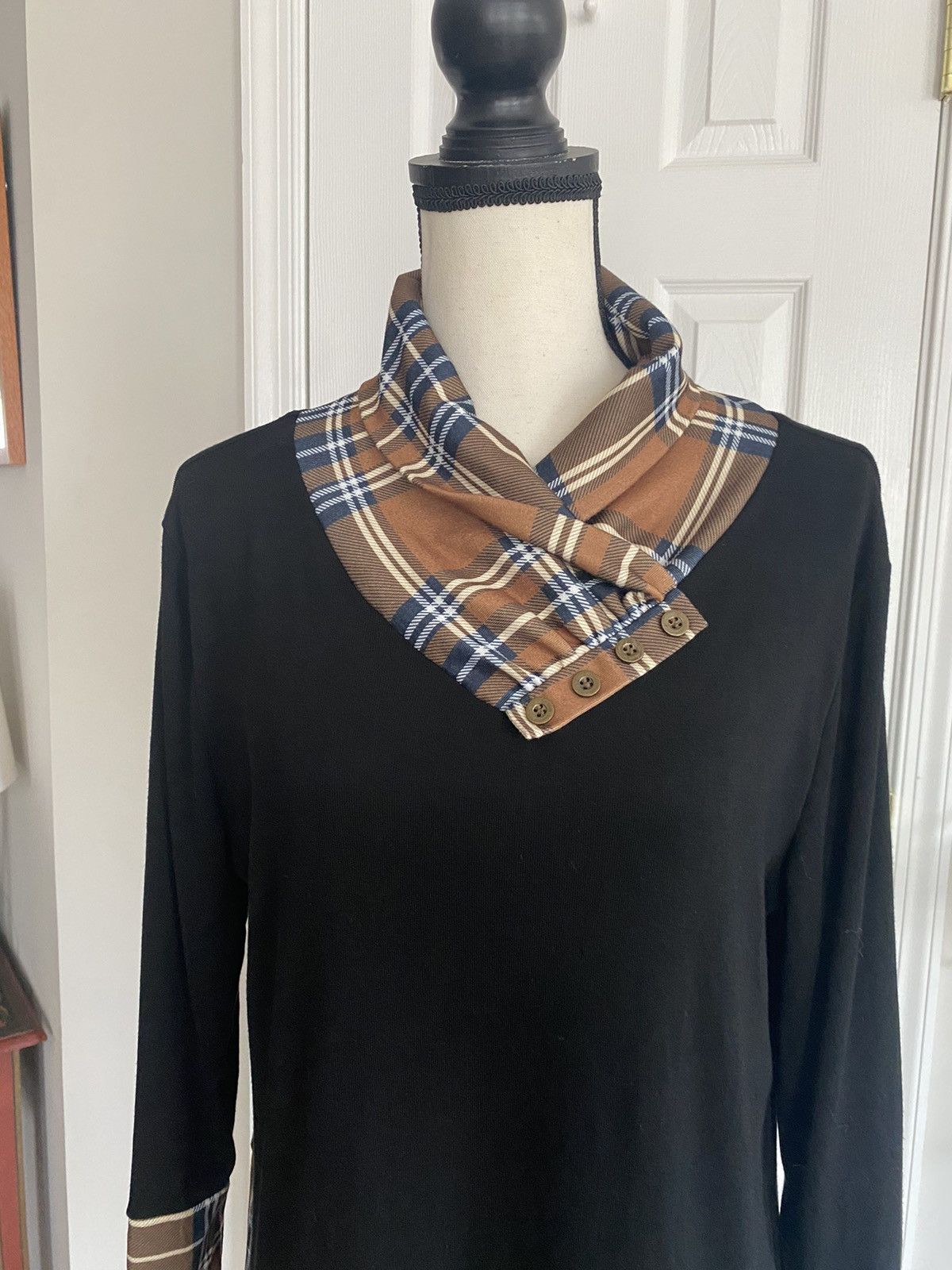 Other LVLX MIXED MEDIA LONG SLEEVE TOP SIZE L Size L / US 10 / IT 46 - 9 Thumbnail