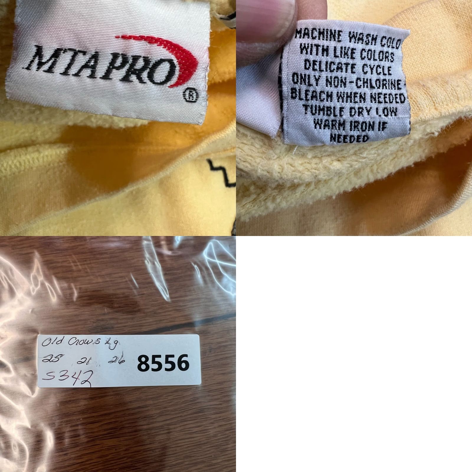 Vintage VINTAGE MTA Sweatshirt Shirt Womens Size L Yellow Cheetah Logo Embroidered Pro Tag 90s or Classic Theme Mens/Womens (if applicable) Size L / US 10 / IT 46 - 8 Thumbnail