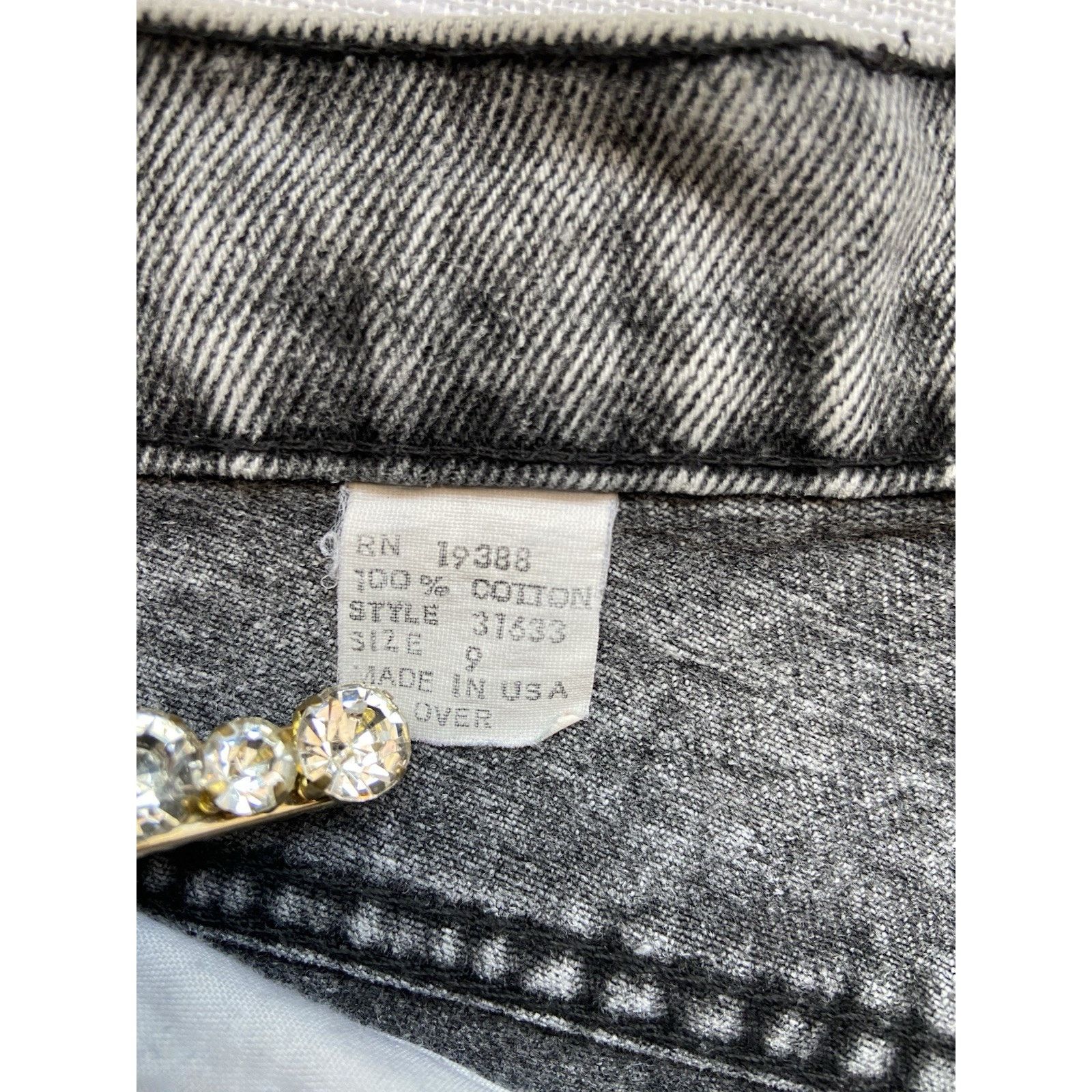 & Other Stories Vintage Brittania Jeans Womens Acid Wash Size 9 High rise Size 29" - 8 Thumbnail