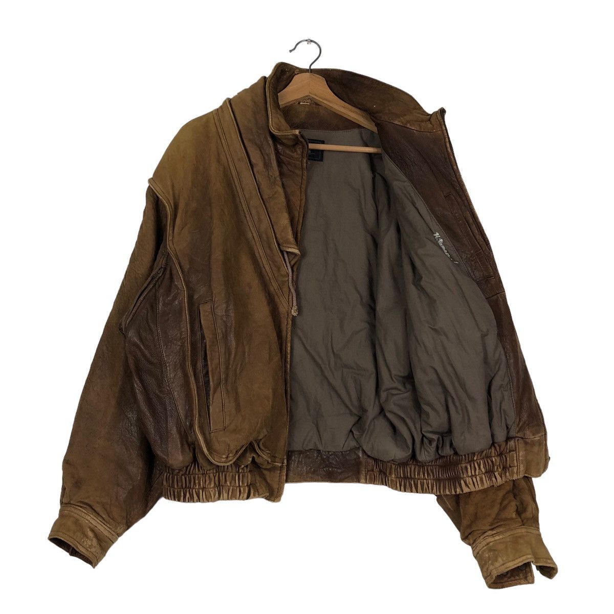 Japanese Brand 🔥Vintage 60’s Fly Genuine Leather Jacket Robert Comstock Size US M / EU 48-50 / 2 - 11 Thumbnail