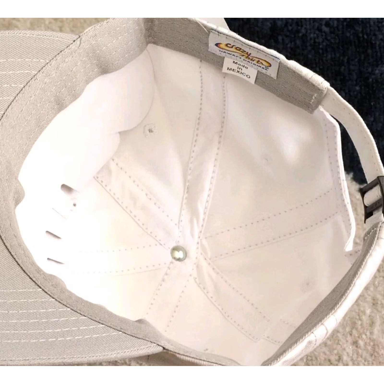 Vintage VINTAGE Crazy Shirts Hat B Kliban Fat Cat Embroidered Hawaii Adjustable OSFM White Cotton Canvas Casual Unisex Adults Baseball Cap Mens Womens Size US M / EU 48-50 / 2 - 5 Thumbnail