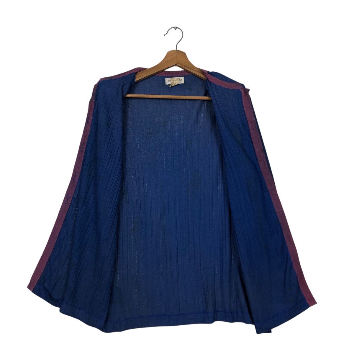 Yves Saint Laurent Vintage Indigo Woven Tunic Shirt Yves Saint Laurent Size M / US 6-8 / IT 42-44 - 14 Thumbnail