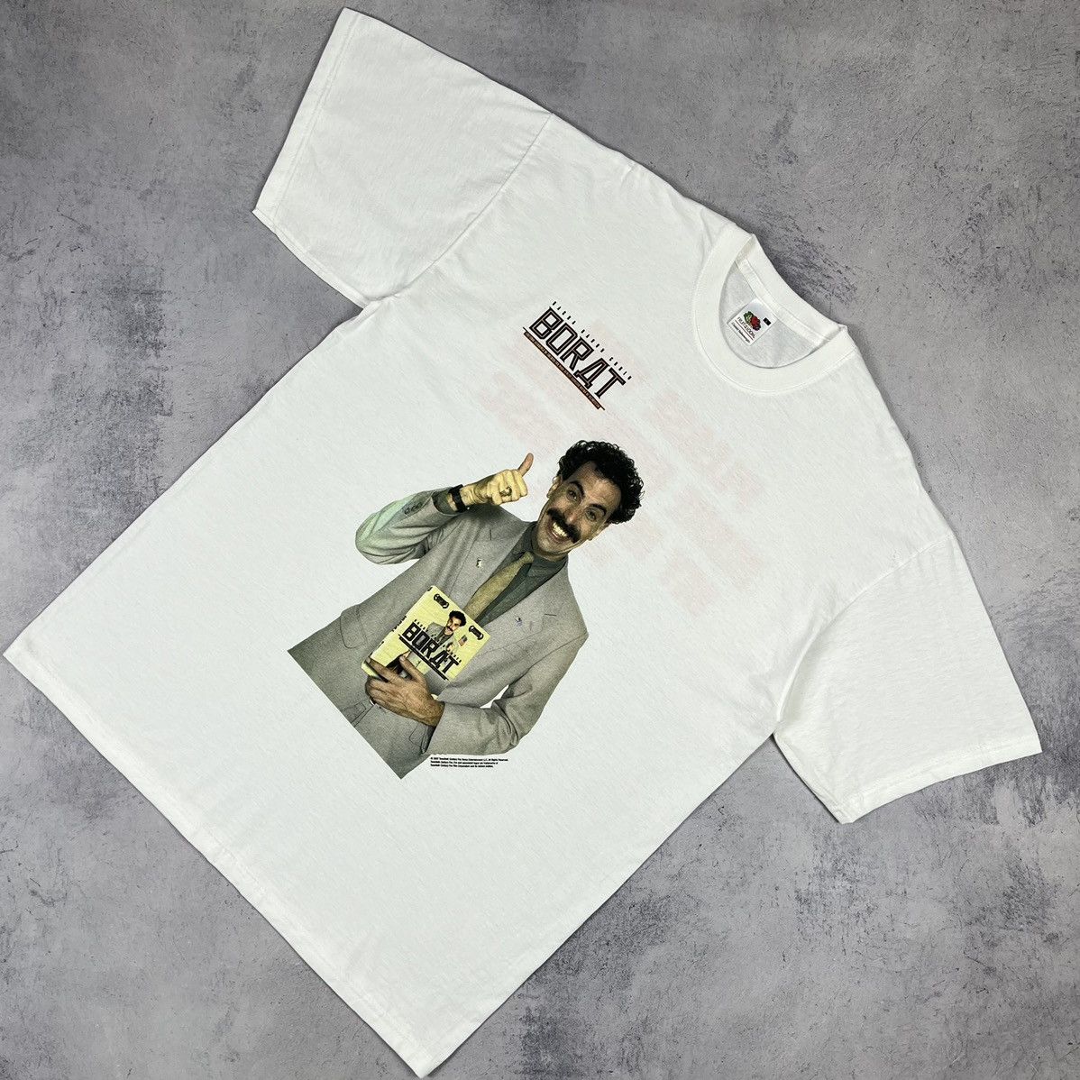 Vintage Vintage Borat Sacha Baron Cohen humor promo movie tee 2007 Size US L / EU 52-54 / 3 - 1 Thumbnail