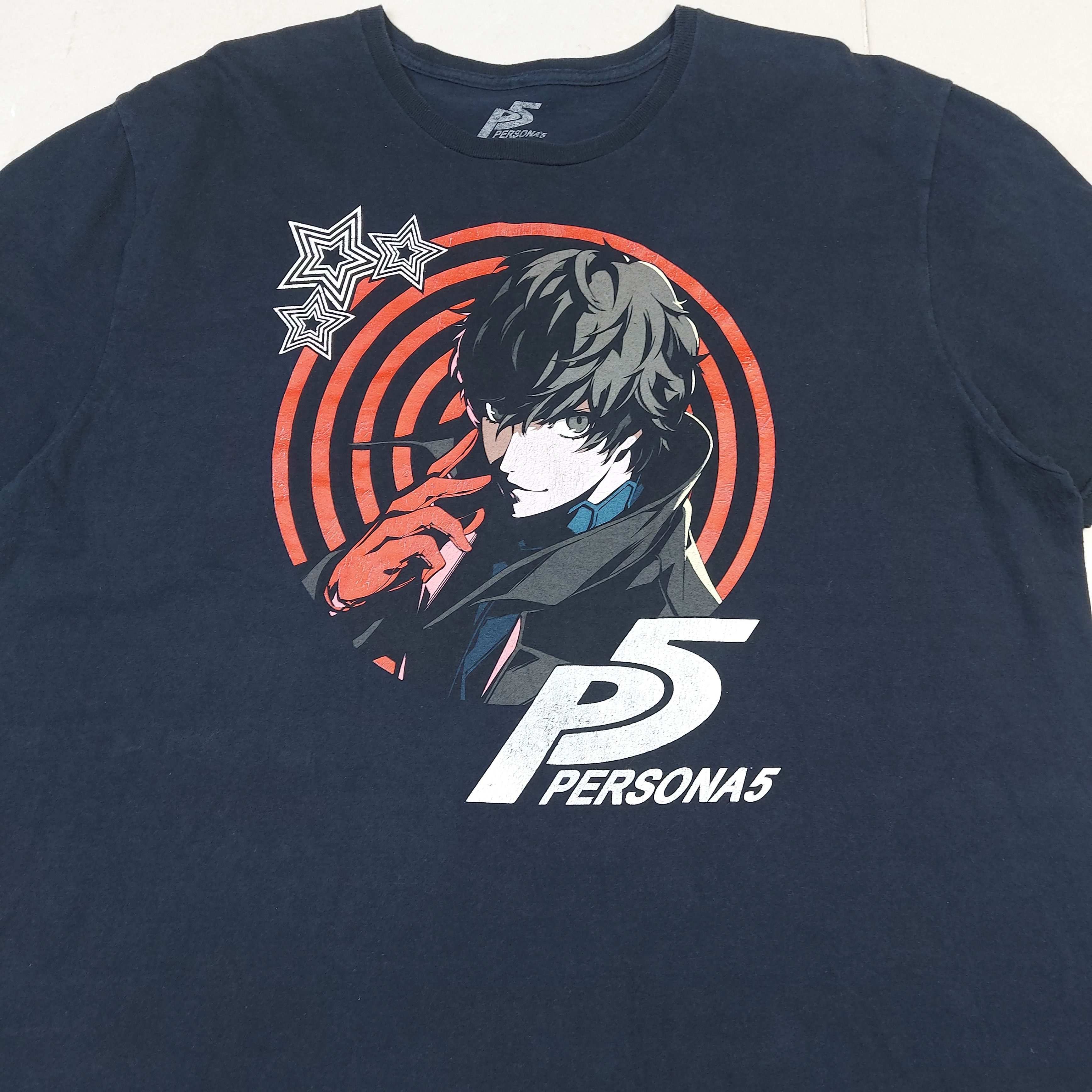 Playstation 2016 Persona 5 Joker Amamiya Ren JRPG Atlus TEE Size US XL / EU 56 / 4 - 7 Thumbnail