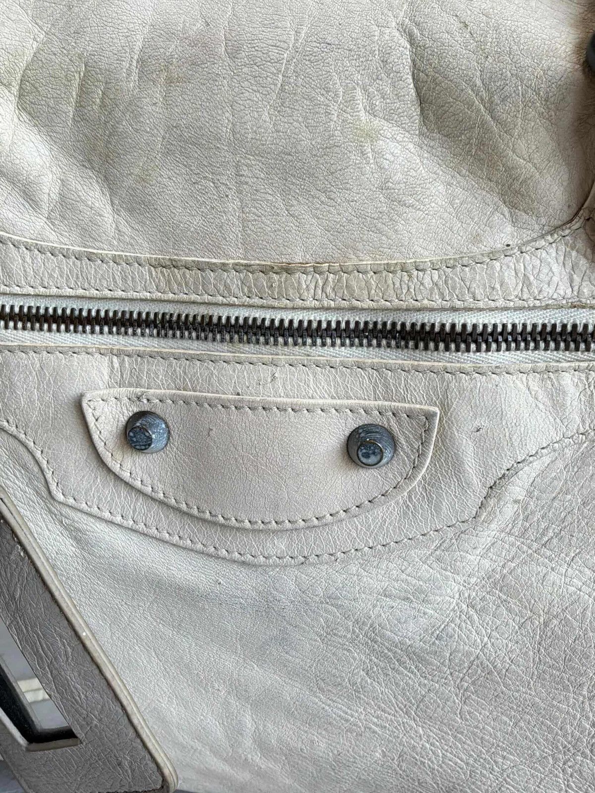 Balenciaga Balenciaga - Motorcycle ‘Midday’ Lambskin Leather Handbag Size ONE SIZE - 7 Thumbnail