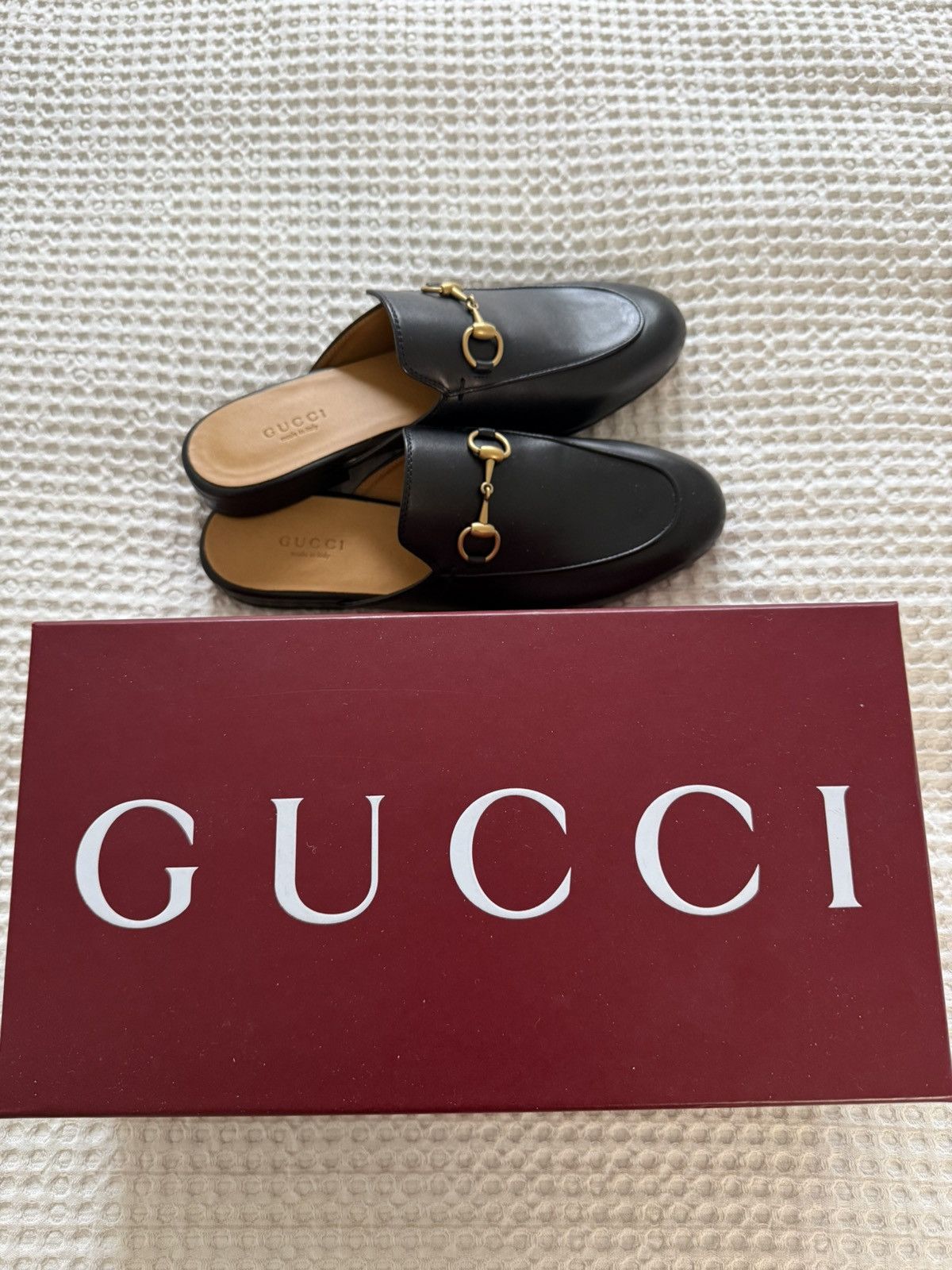 Gucci Authentic Gucci Princetown horsebit mules Size US 6.5 / IT 36.5 - 1 Thumbnail