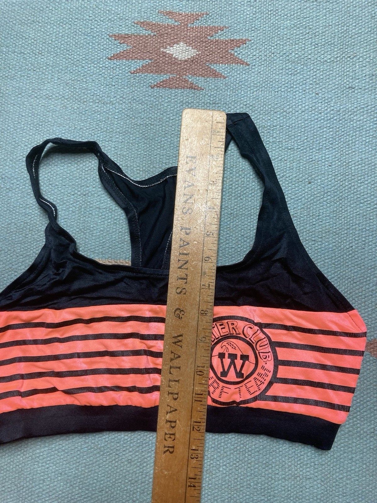Vintage 80s women’s bathing suit top swimsuit water club surf team Size M / US 6-8 / IT 42-44 - 4 Thumbnail