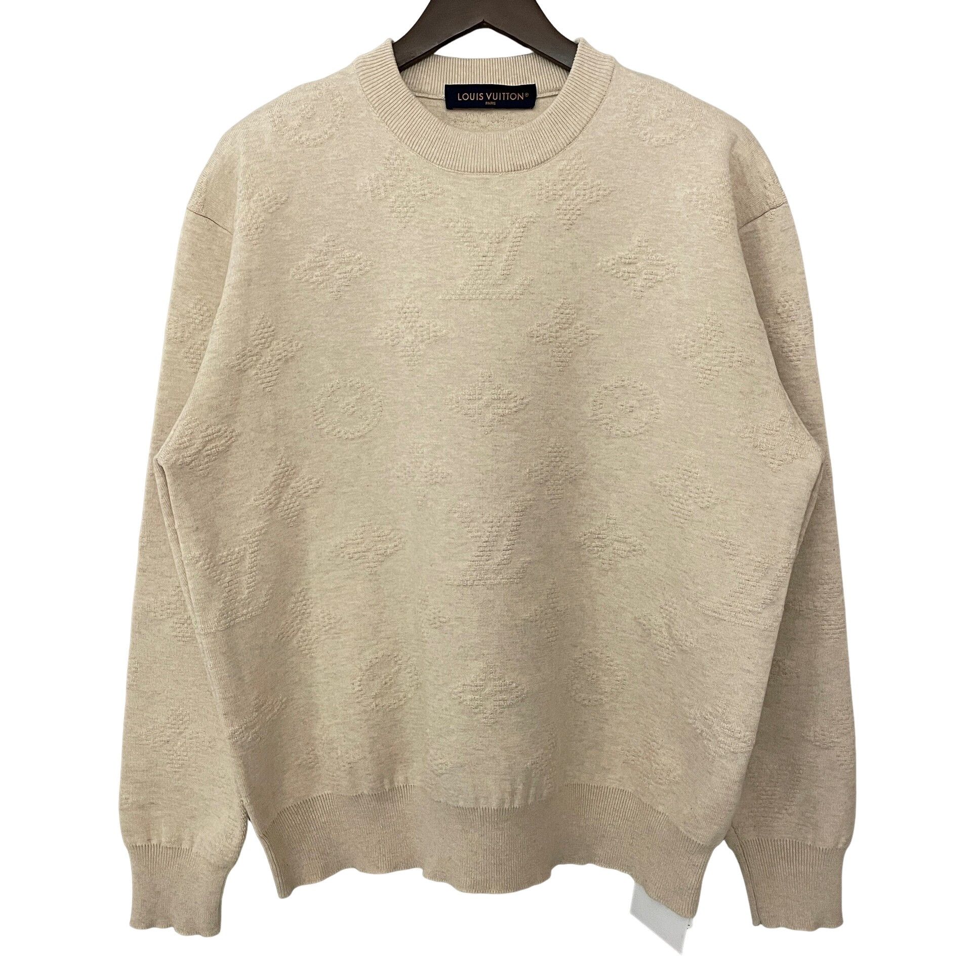 Louis Vuitton Louis Vuitton Monogram Embossed Sweater XL Size US XL / EU 56 / 4 - 1 Thumbnail