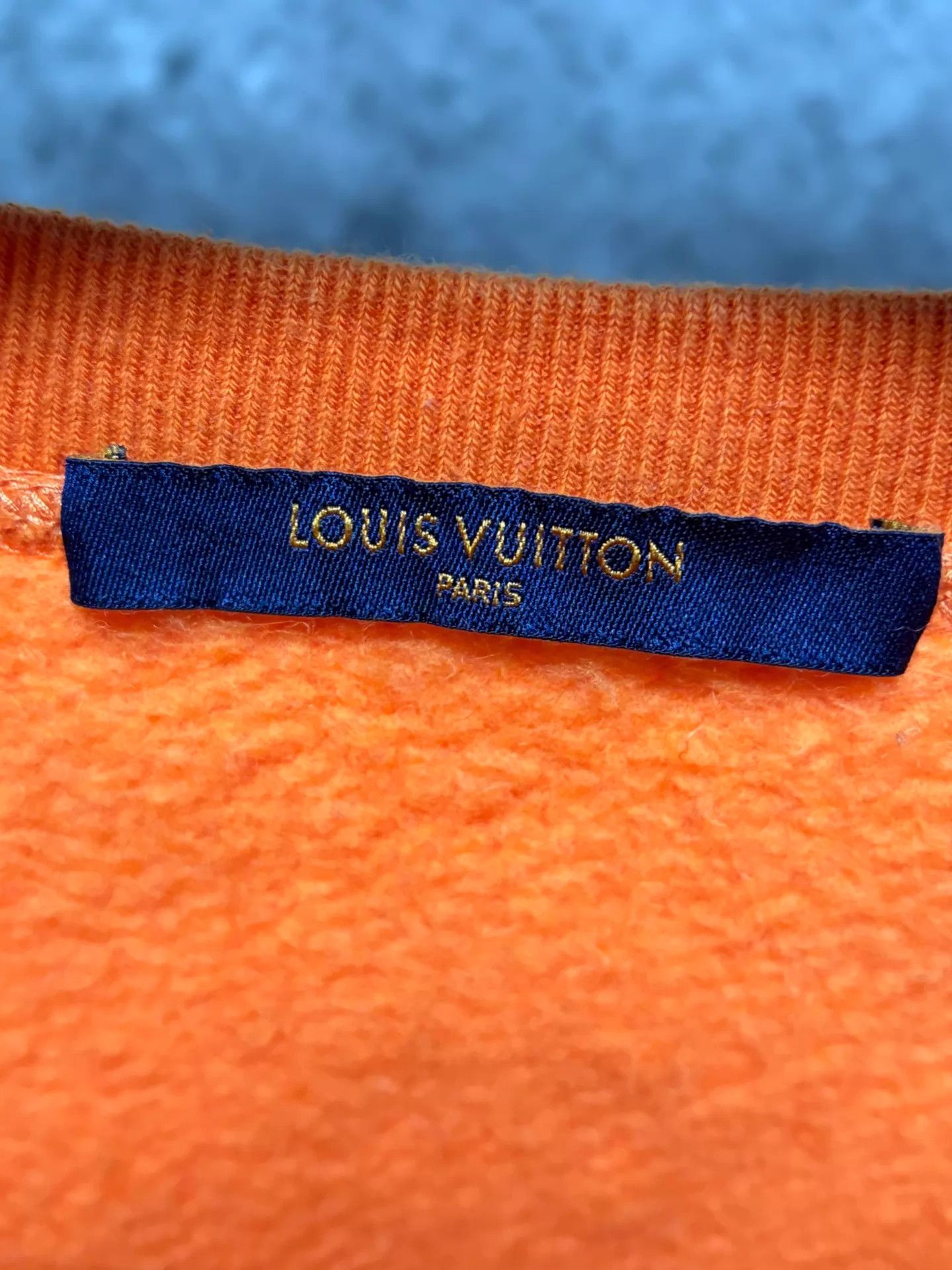 Louis Vuitton LV Orange Long Sleeve Sweatshirts M Size US M / EU 48-50 / 2 - 3 Thumbnail