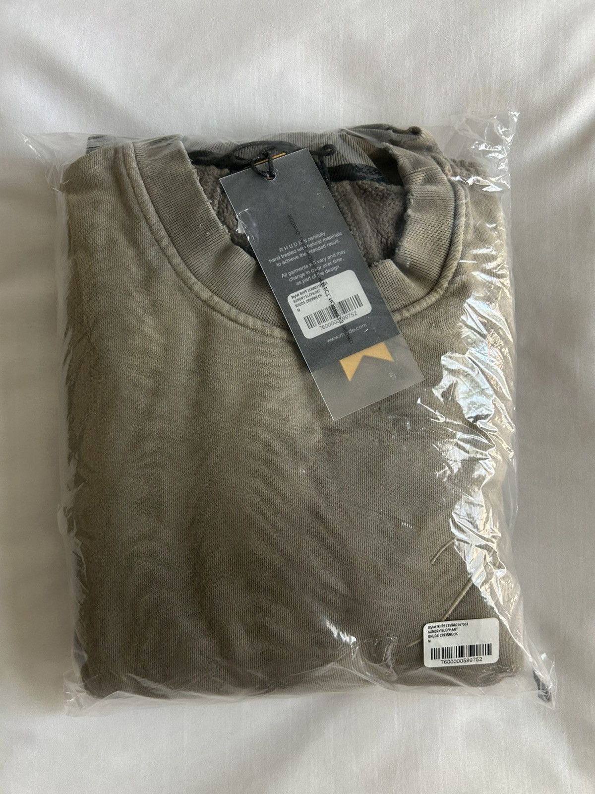 Rhude Rhude Logo Crewneck Sundry Elephant Sunfaded USA Size US M / EU 48-50 / 2 - 11 Thumbnail