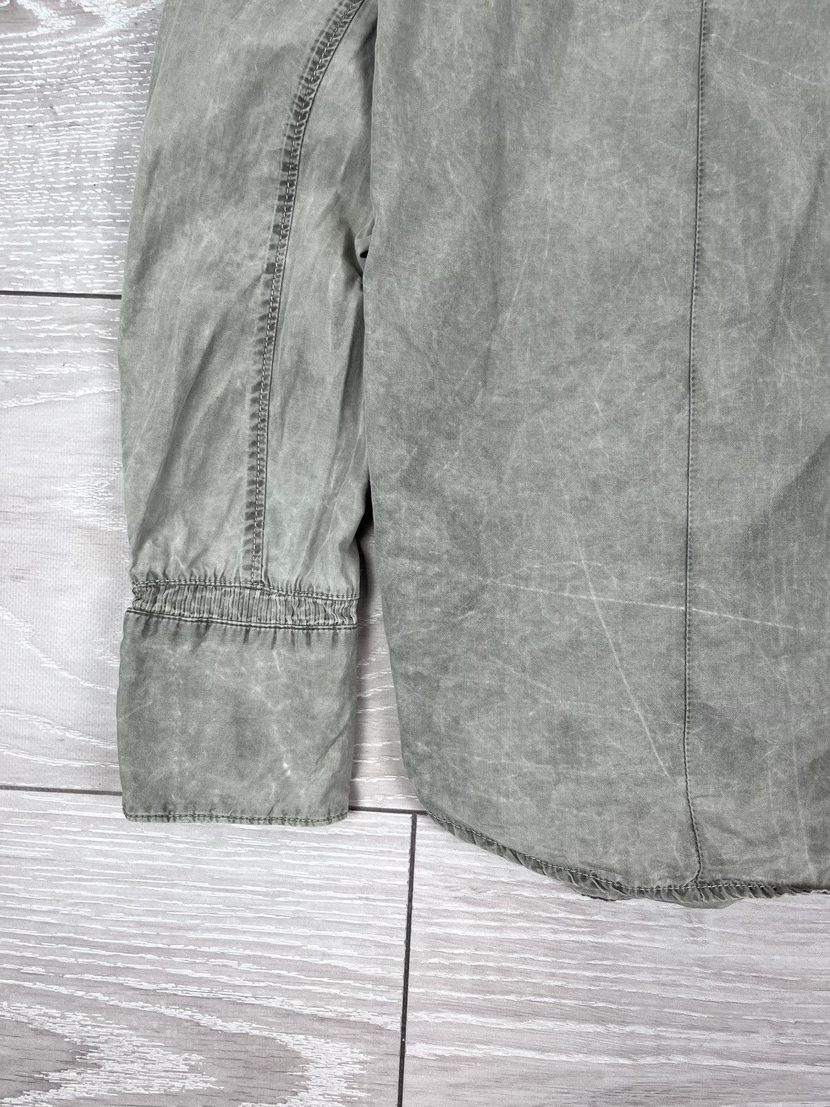 Diesel Diesel Vintage 00s Avante Garde Washed Dyed Button Shirt Size US L / EU 52-54 / 3 - 5 Thumbnail
