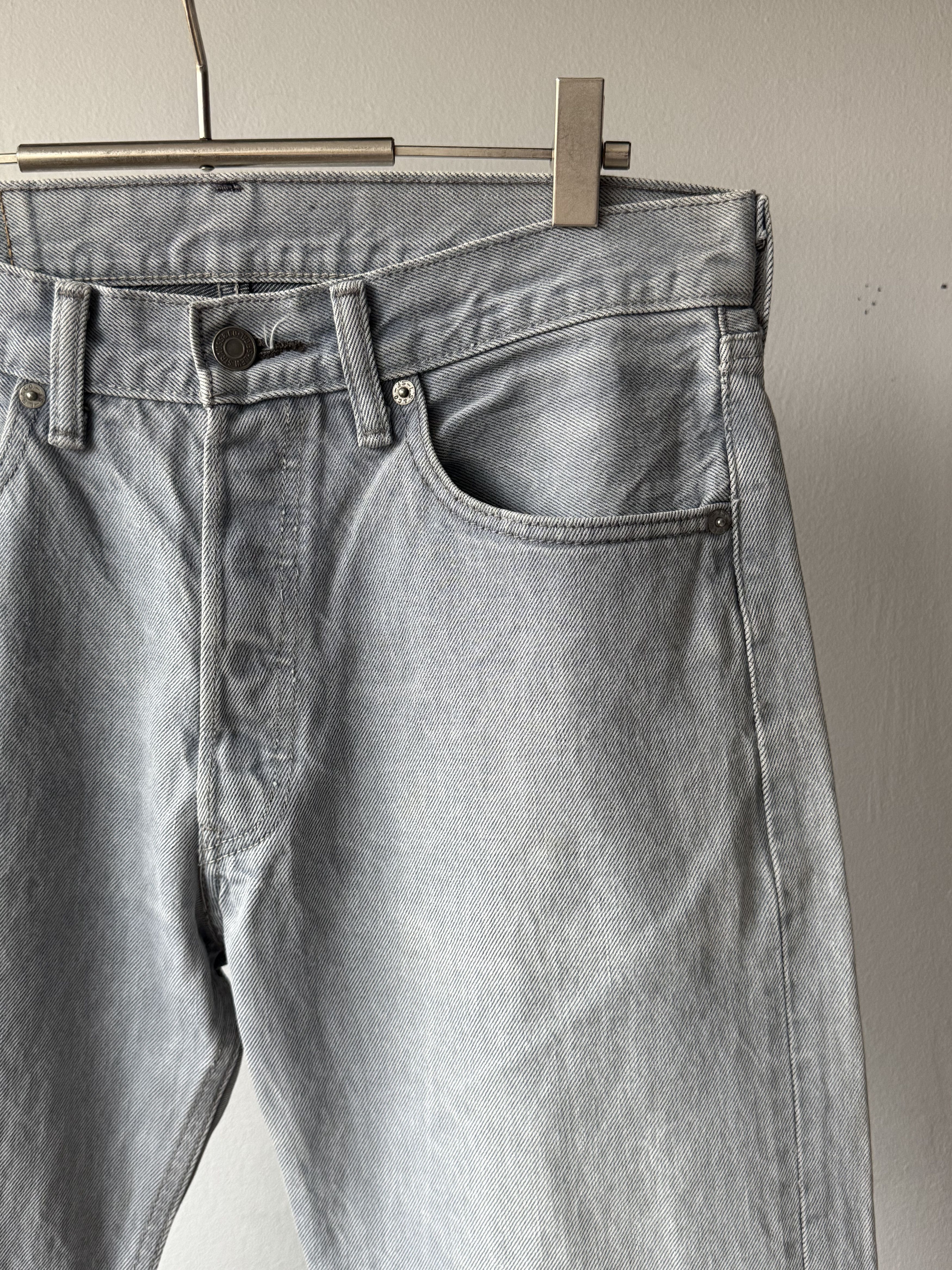 Levi's × Levi's Vintage Clothing × Vintage Vintage Levi's 501 Gray Cotton Denim Jeans Made In Mexico Size US 32 / EU 48 - 9 Thumbnail